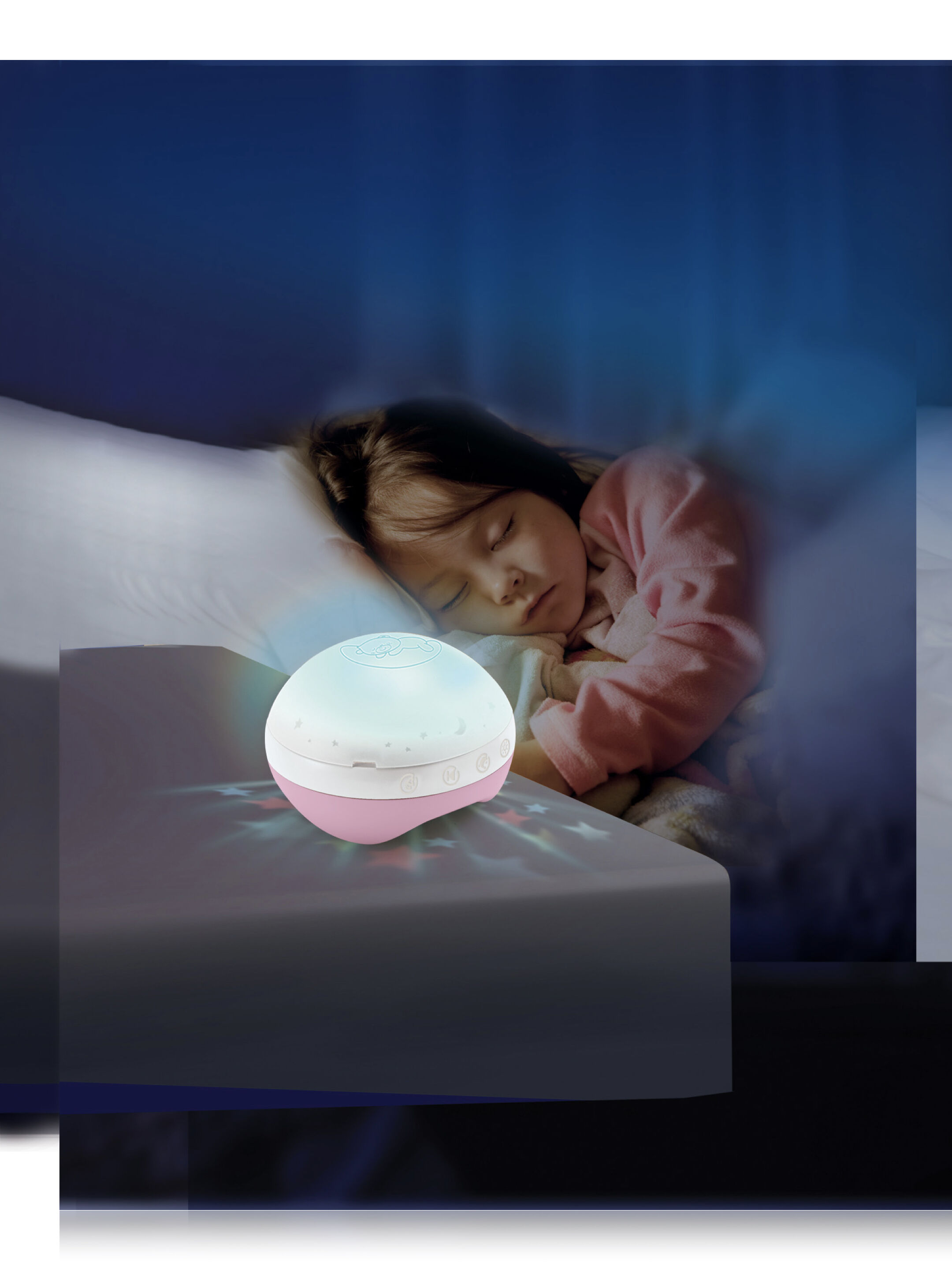 جهاز عرض بألعاب موسيقية متدلية 3 في 1 من إنفانتينو - وردي image number 3