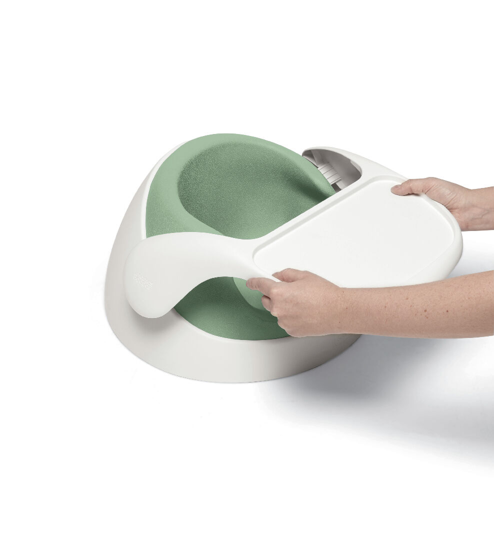 كرسي أطفال بيبي سناغ أرضي بصينية ألعاب - أخضر image number 7