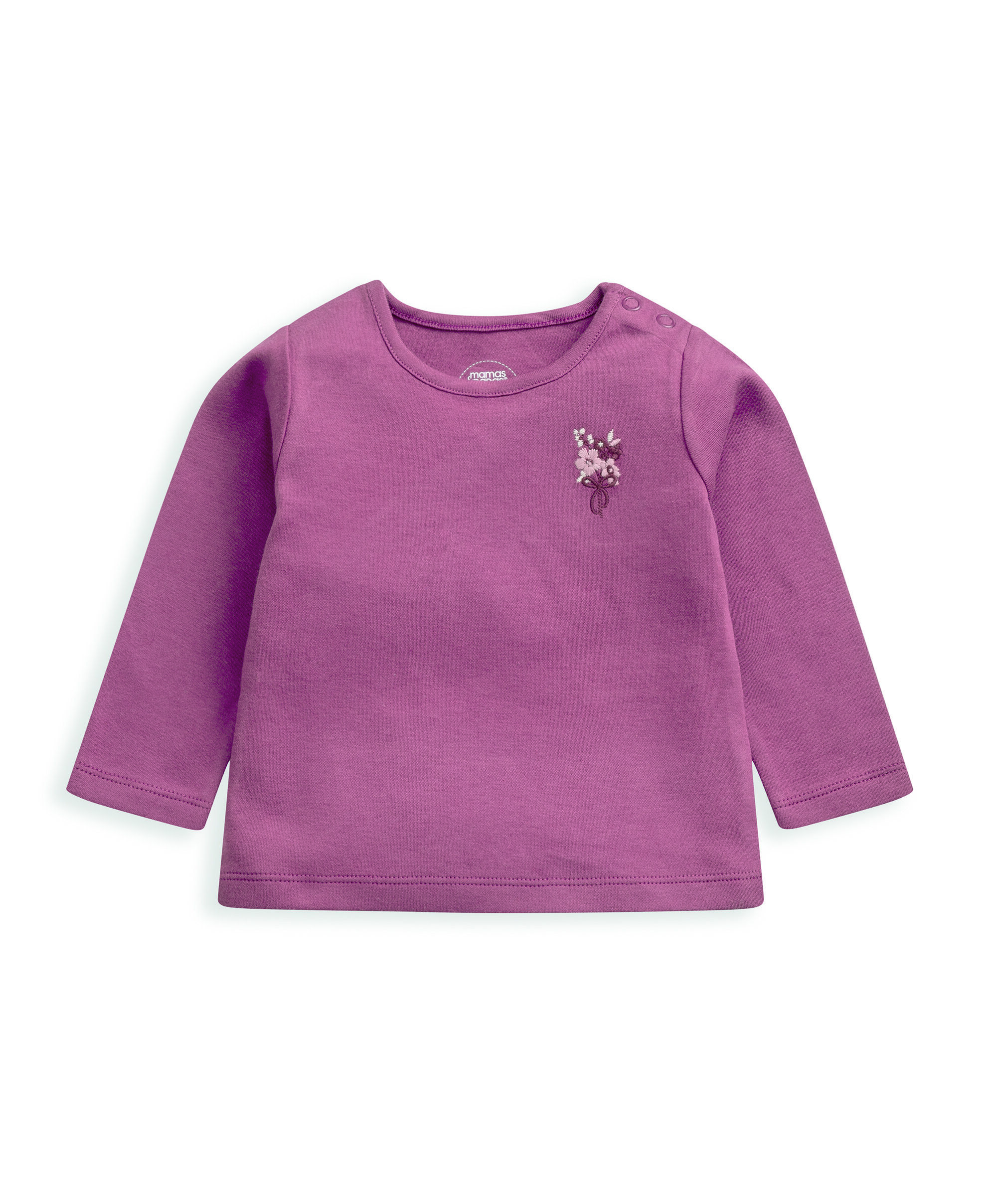 طقم بيجاما جيرسيه بنقشة زهور - قطعتان image number 6