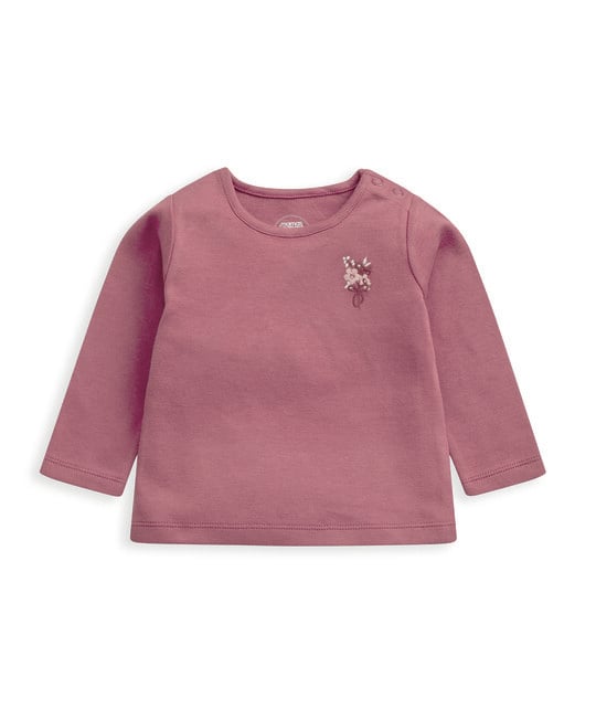 طقم بيجاما جيرسيه بنقشة زهور - قطعتان طقم بيجاما جيرسيه بنقشة زهور - قطعتان image number 6