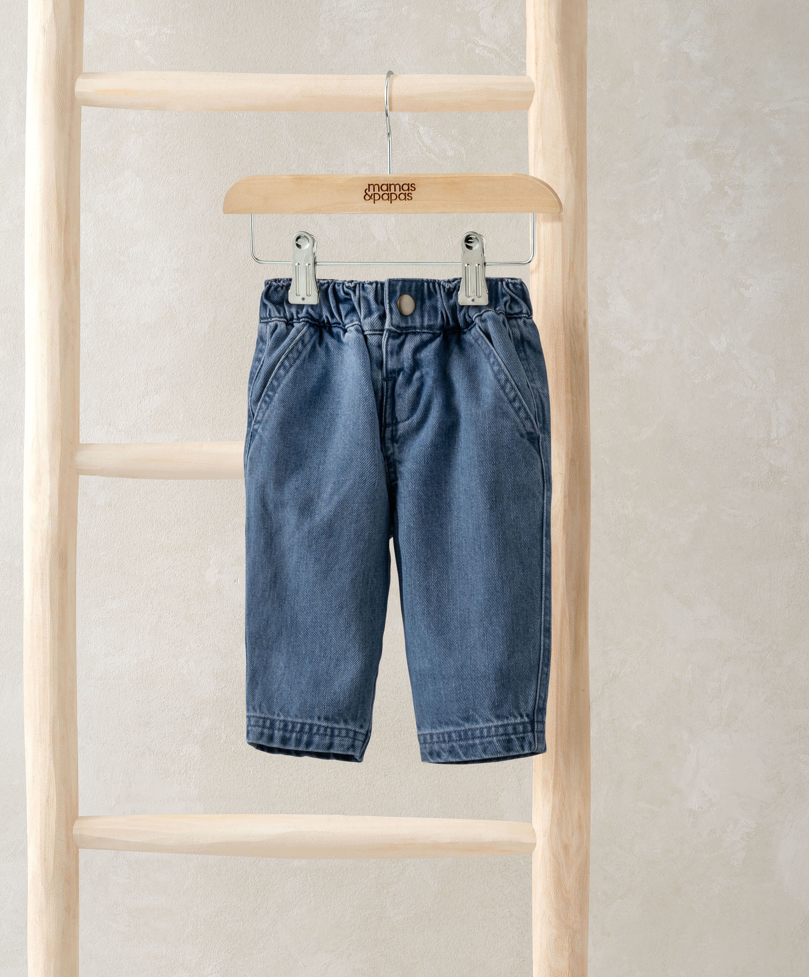 بنطال جينز واسع - أزرق