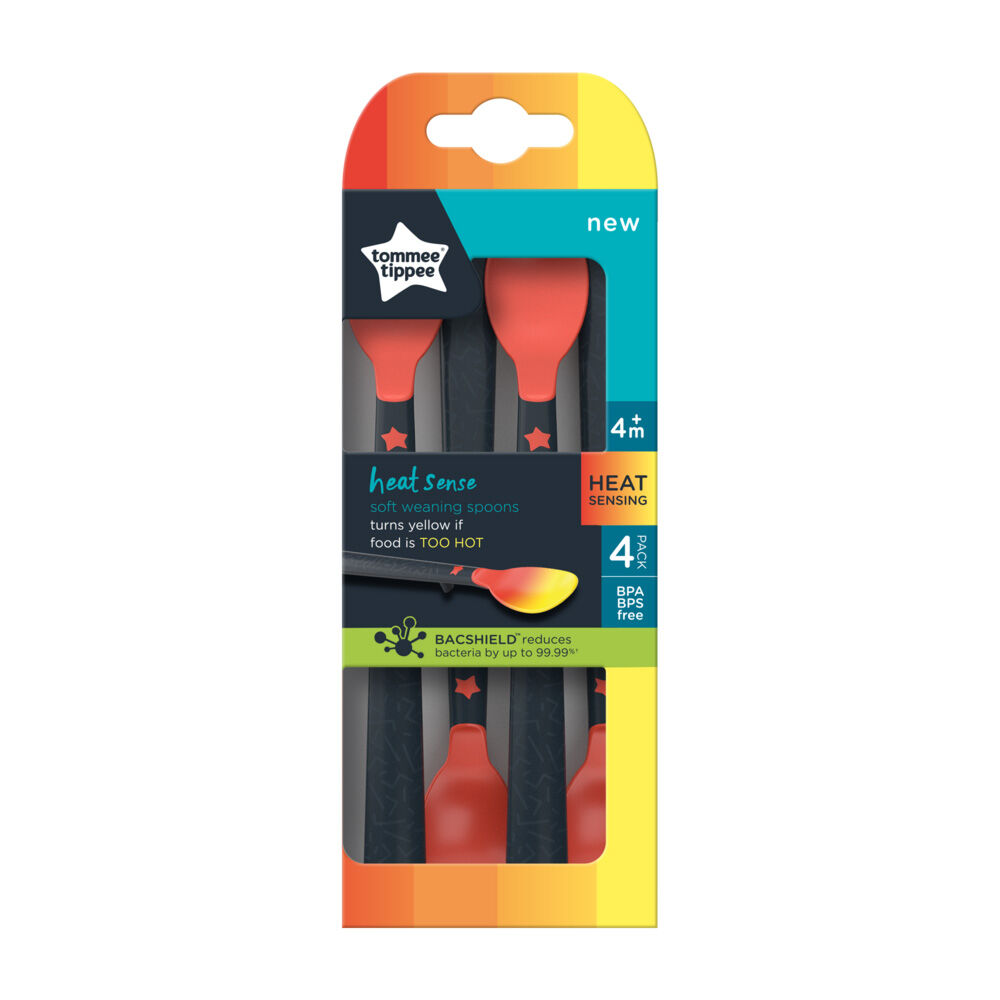 طقم ملاعق للفطام بمؤشر للحرارة من تومي تيبي - 3 قطع image number 2