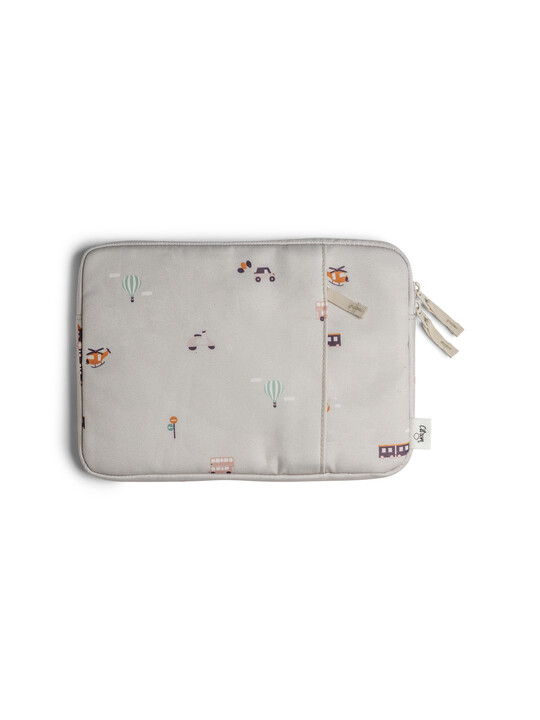 حافظة ايباد بسحاب بنقشة مركبات من سيترون حافظة ايباد بسحاب بنقشة مركبات من سيترون image number 2