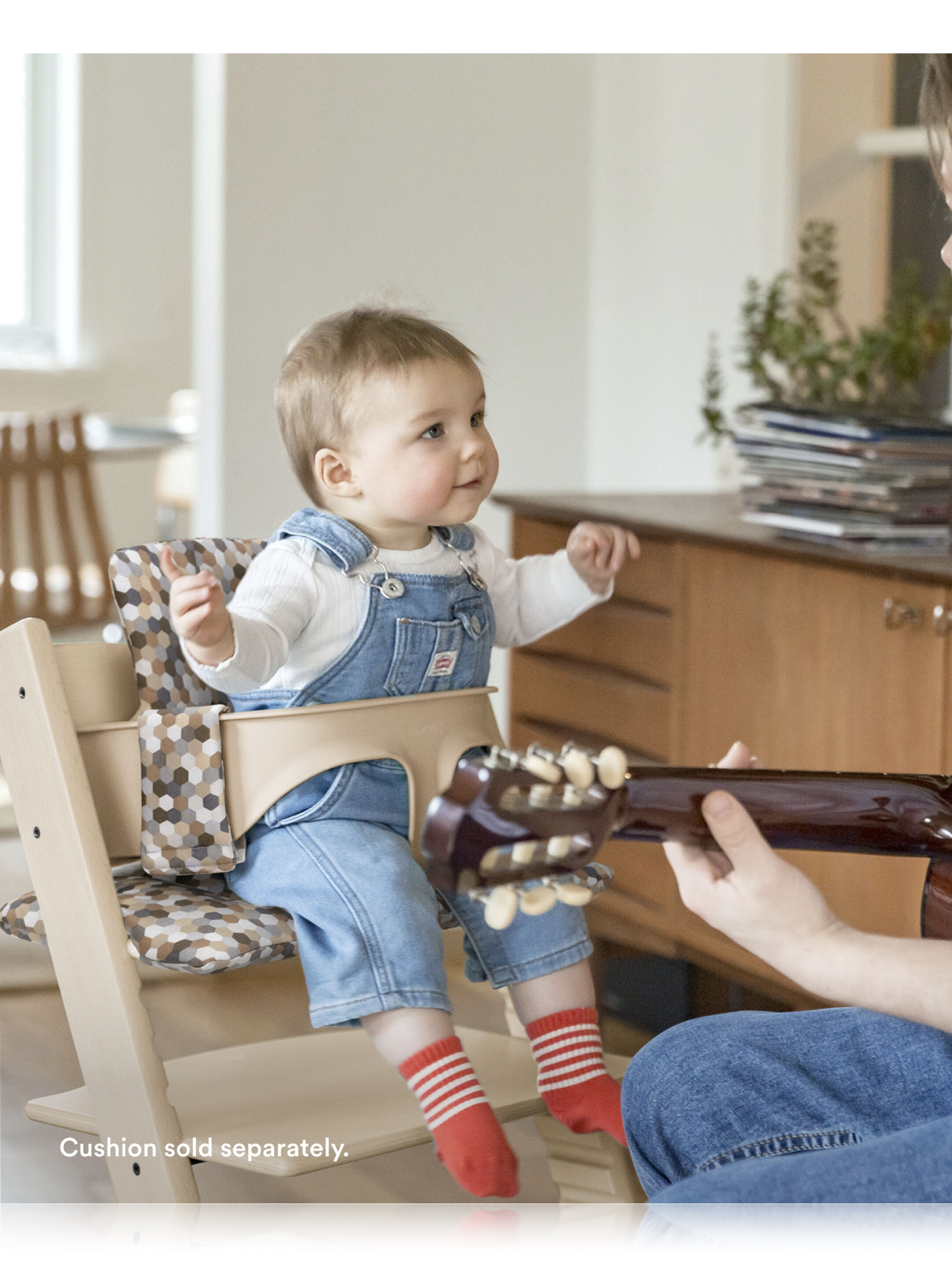 كرسي تريب تراب مع مجموعة الرضع من ستوك - رمادي image number 7