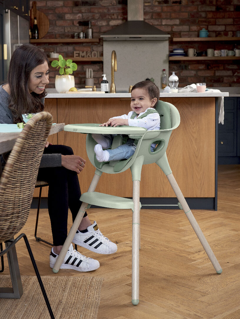 مجموعة مقعد باغ بلوسوم وكرسي جوس مرتفع أخضر image number 4