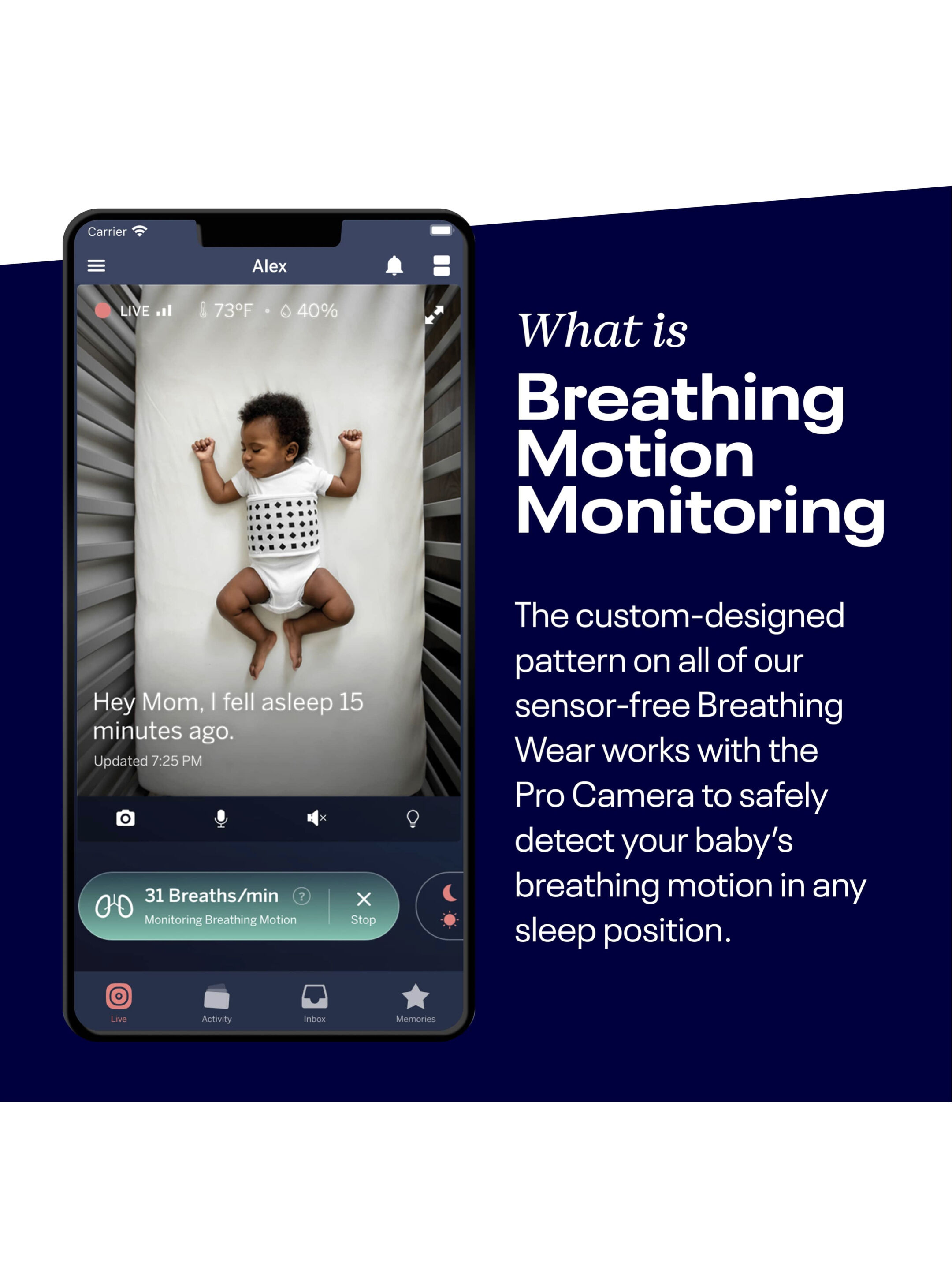 حزام التنفس نانيت للأطفال من 3 حتى 12 شهرًا image number 2