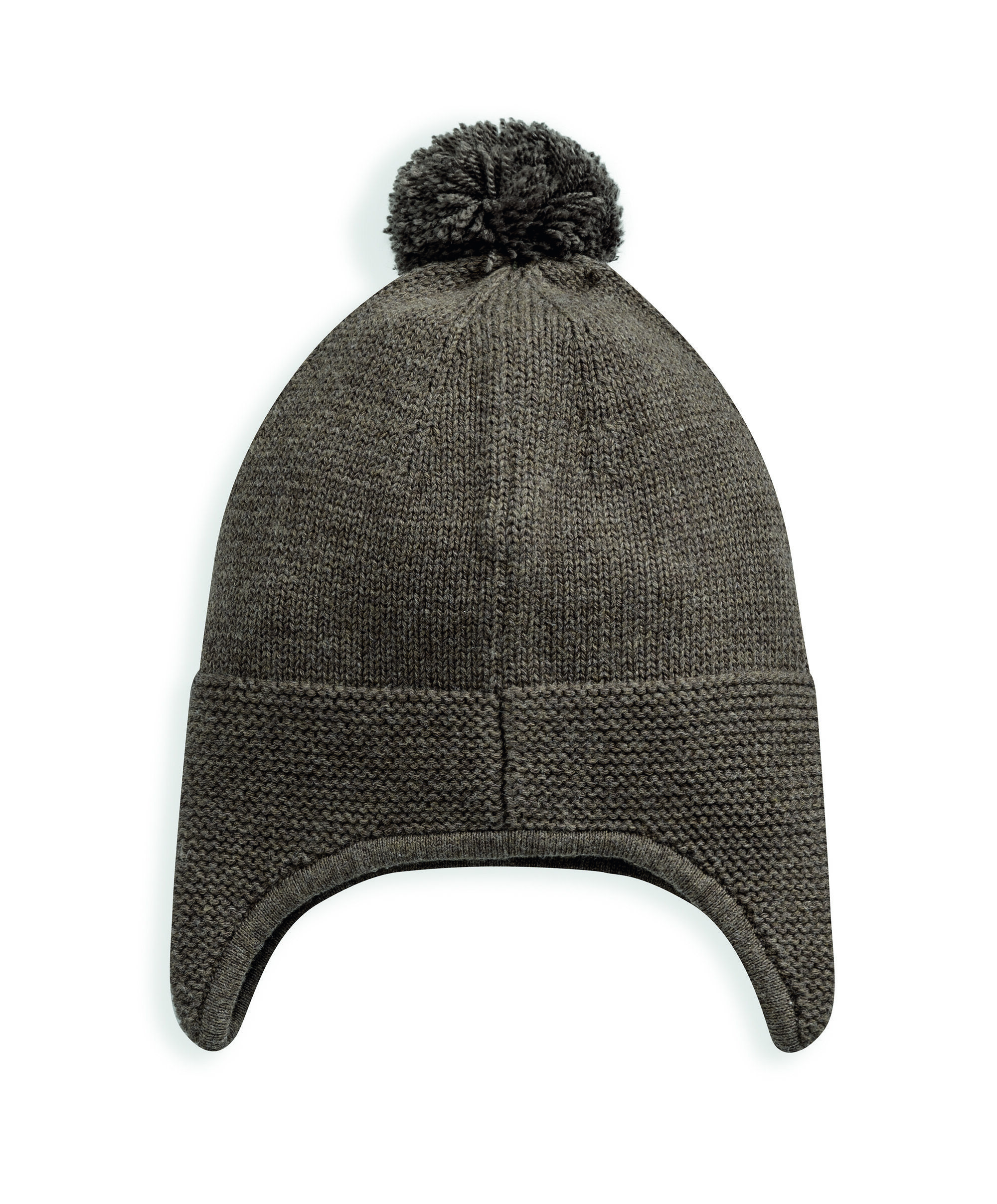 قبعة منسوجة بكرات بوم بوم - بني image number 1