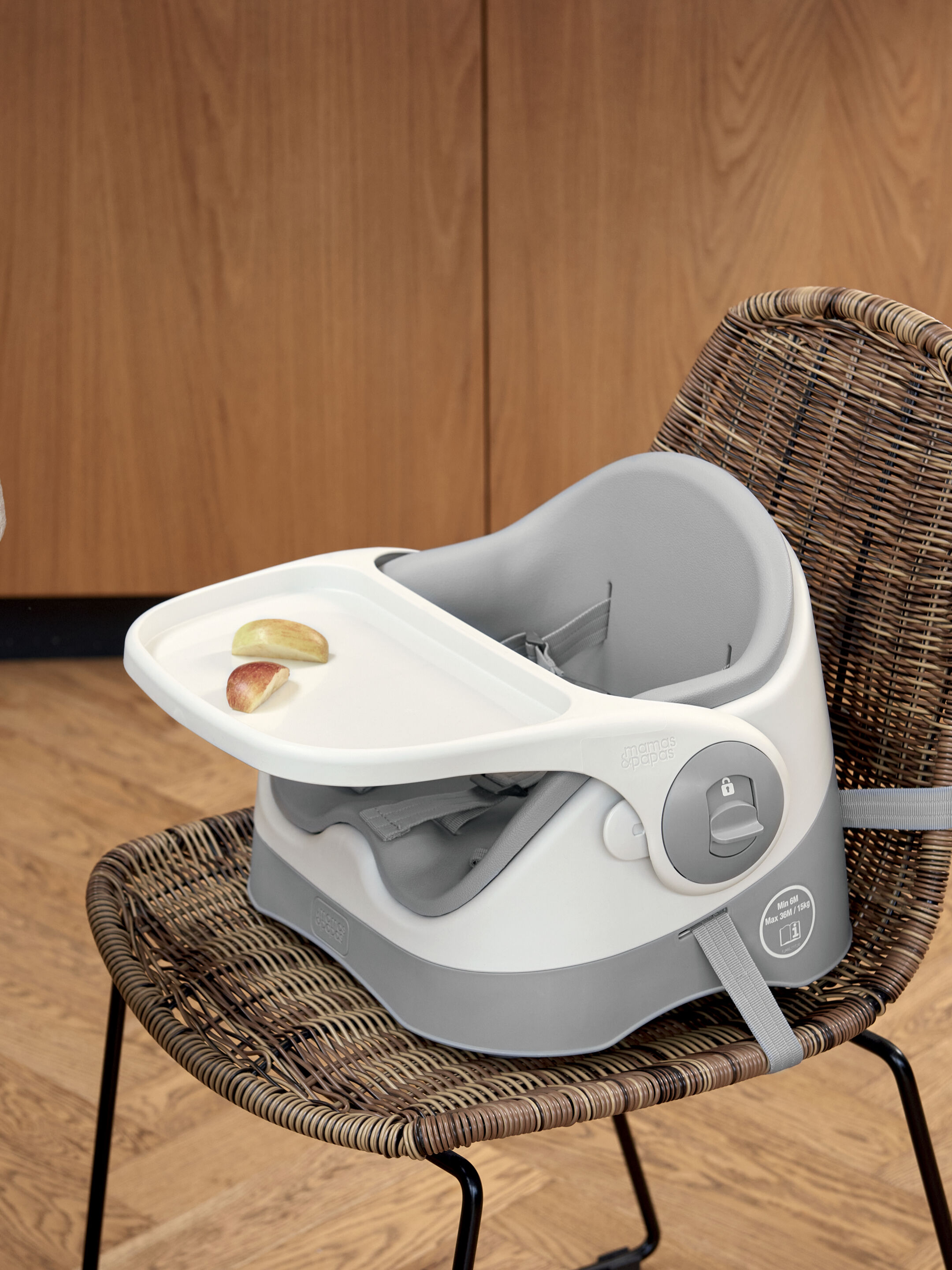 مقعد داعم بيبي باد للأطفال - رمادي image number 7