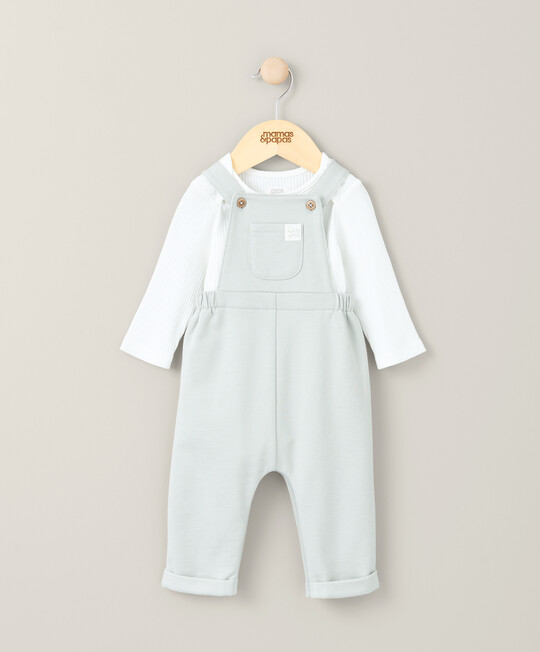 طقم لباس قطعة واحدة ودنغري جيرسيه - أخضر طقم لباس قطعة واحدة ودنغري جيرسيه - أخضر image number 5