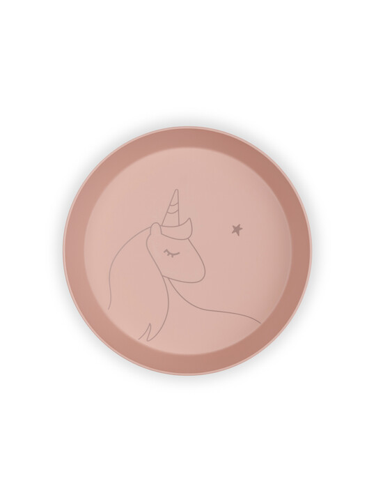 طقم أدوات مائدة من مواد حيوية من سيترون - نقشة يونيكورن طقم أدوات مائدة من مواد حيوية من سيترون - نقشة يونيكورن image number 3