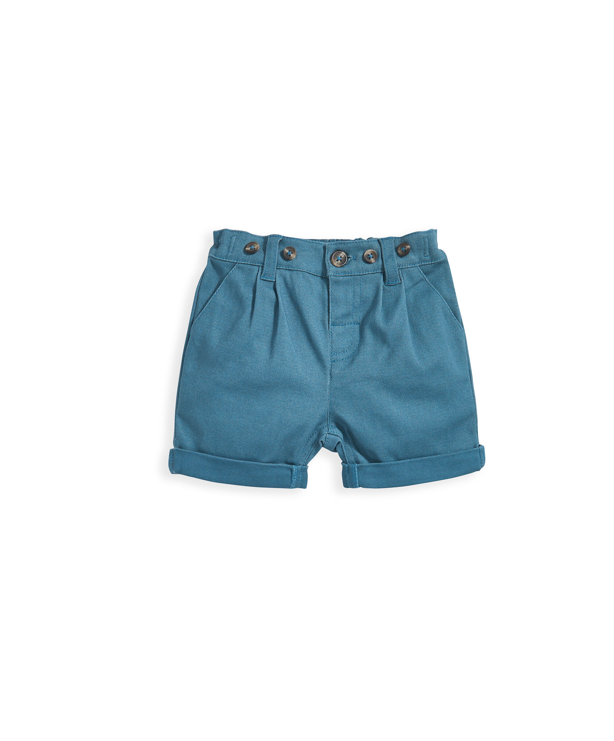 طقم شورت وحمالات أزرق - 3 قطع image number 5