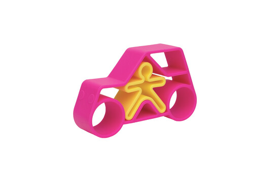 لعبة بتصميم سيارة بلون وردي فاقع من دينا لعبة بتصميم سيارة بلون وردي فاقع من دينا image number 4