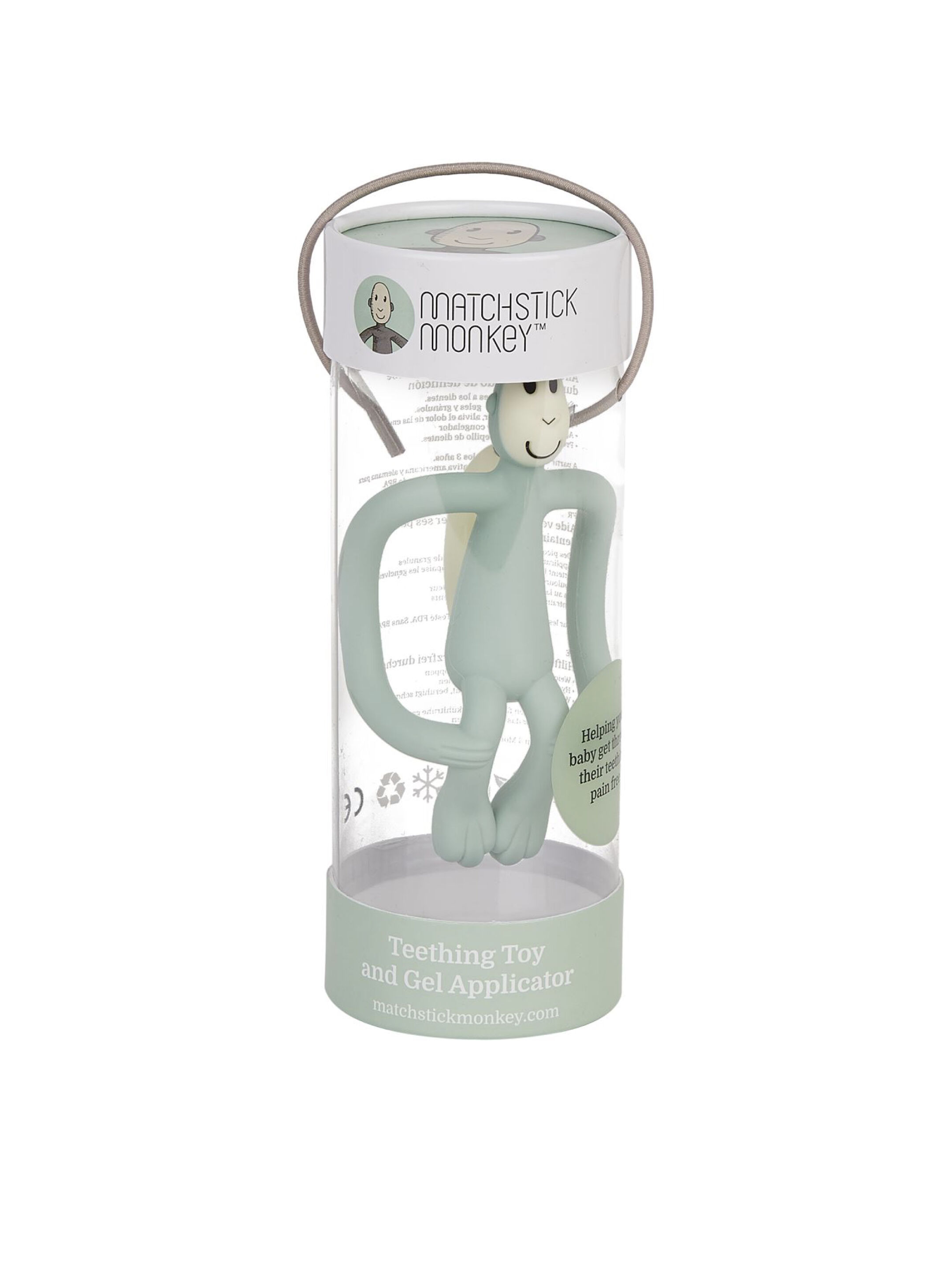 حلقة تسنين بتصميم قرد من ماتشستيك مونكي - أخضر فاتح image number 3