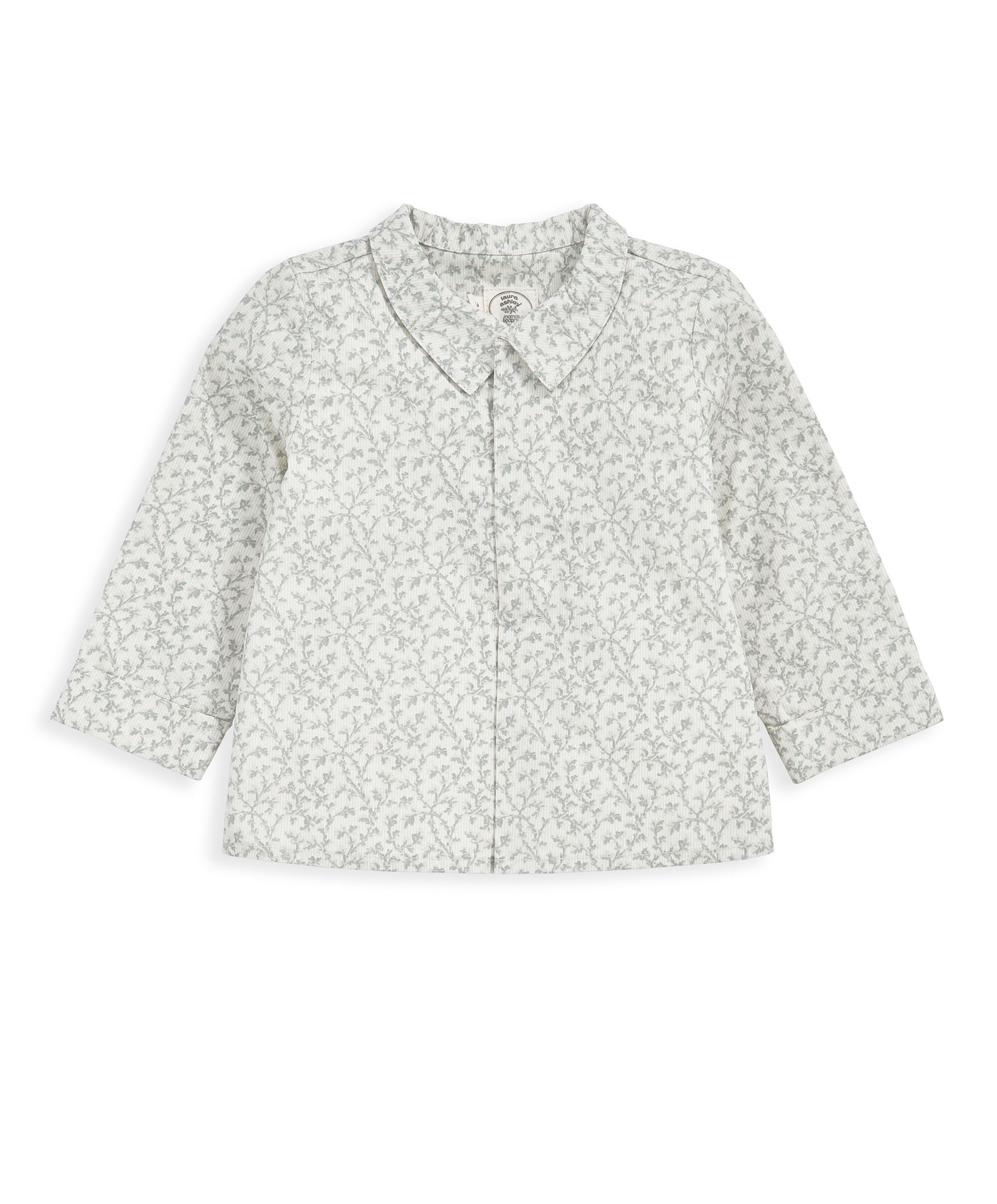 قميص بطبعة أوراق شجر بالكامل image number 2