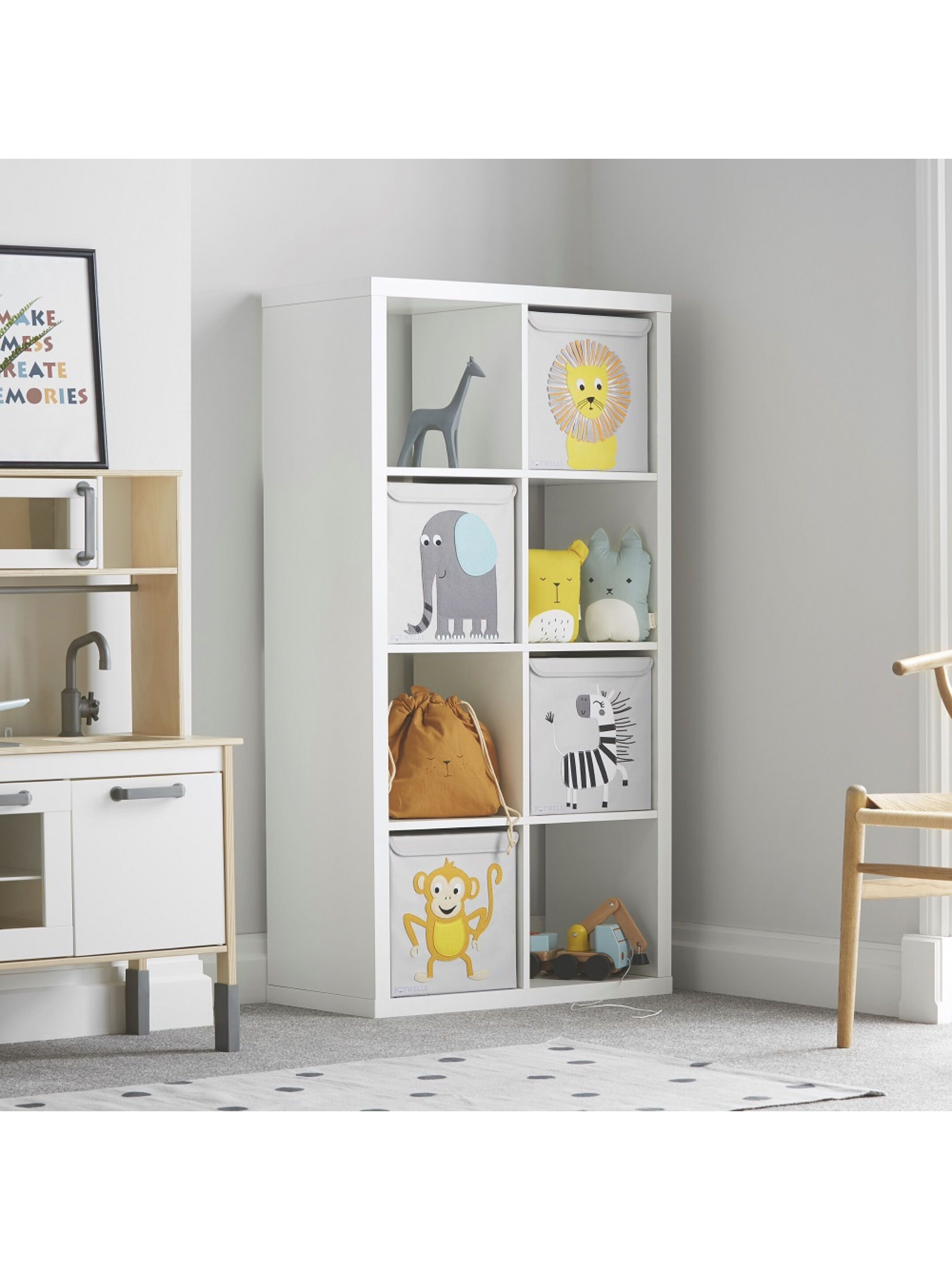 صندوق تخزين للأطفال من بوتويلز - تصميم زيبرا image number 2