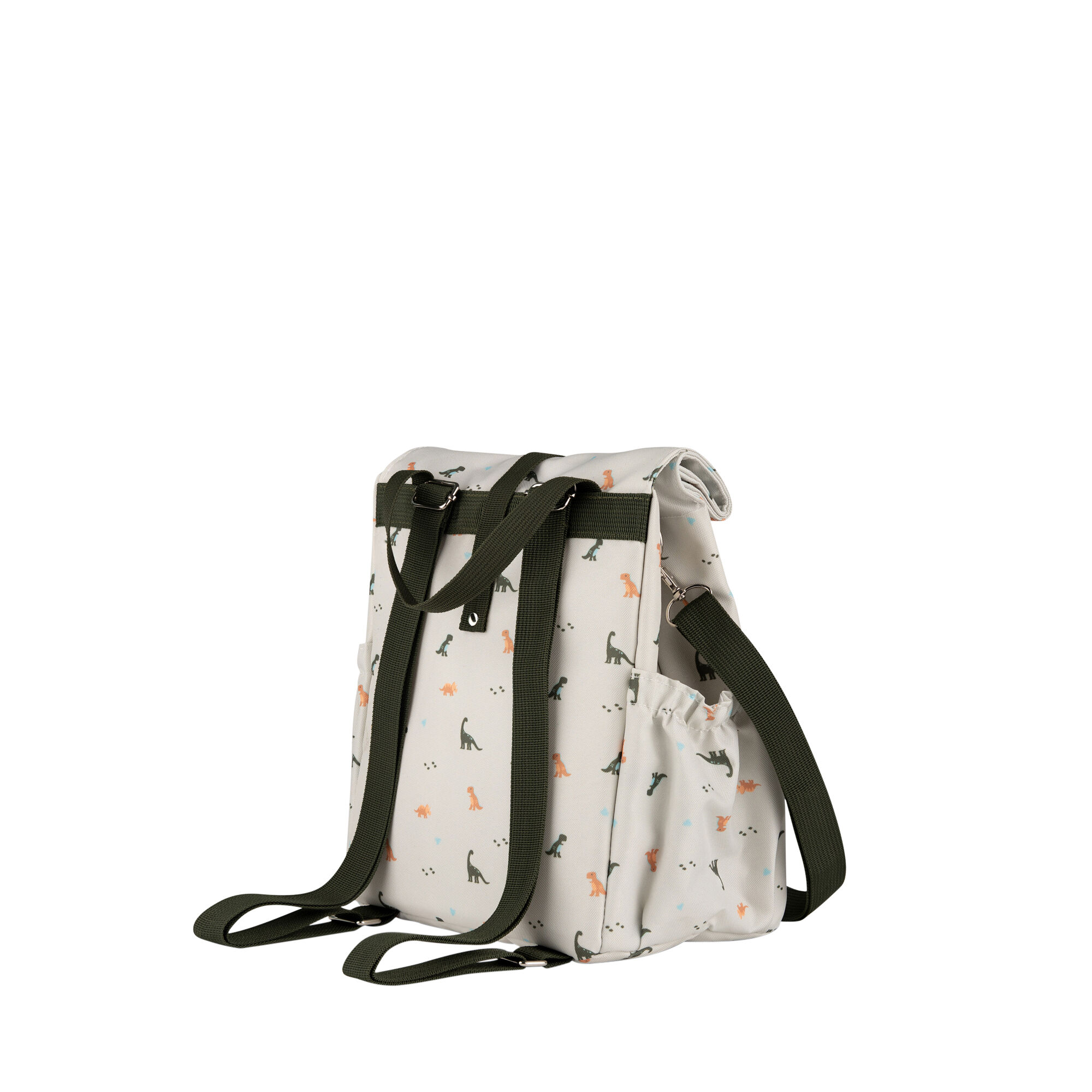 حقيبة غداء عازلة للحرارة بتصميم ملفوف من سيترون - نقشة ديناصور image number 3