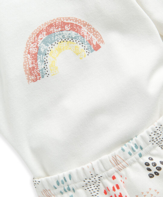 طقم بنقشة قوس قزح - قطعتان طقم بنقشة قوس قزح - قطعتان image number 5