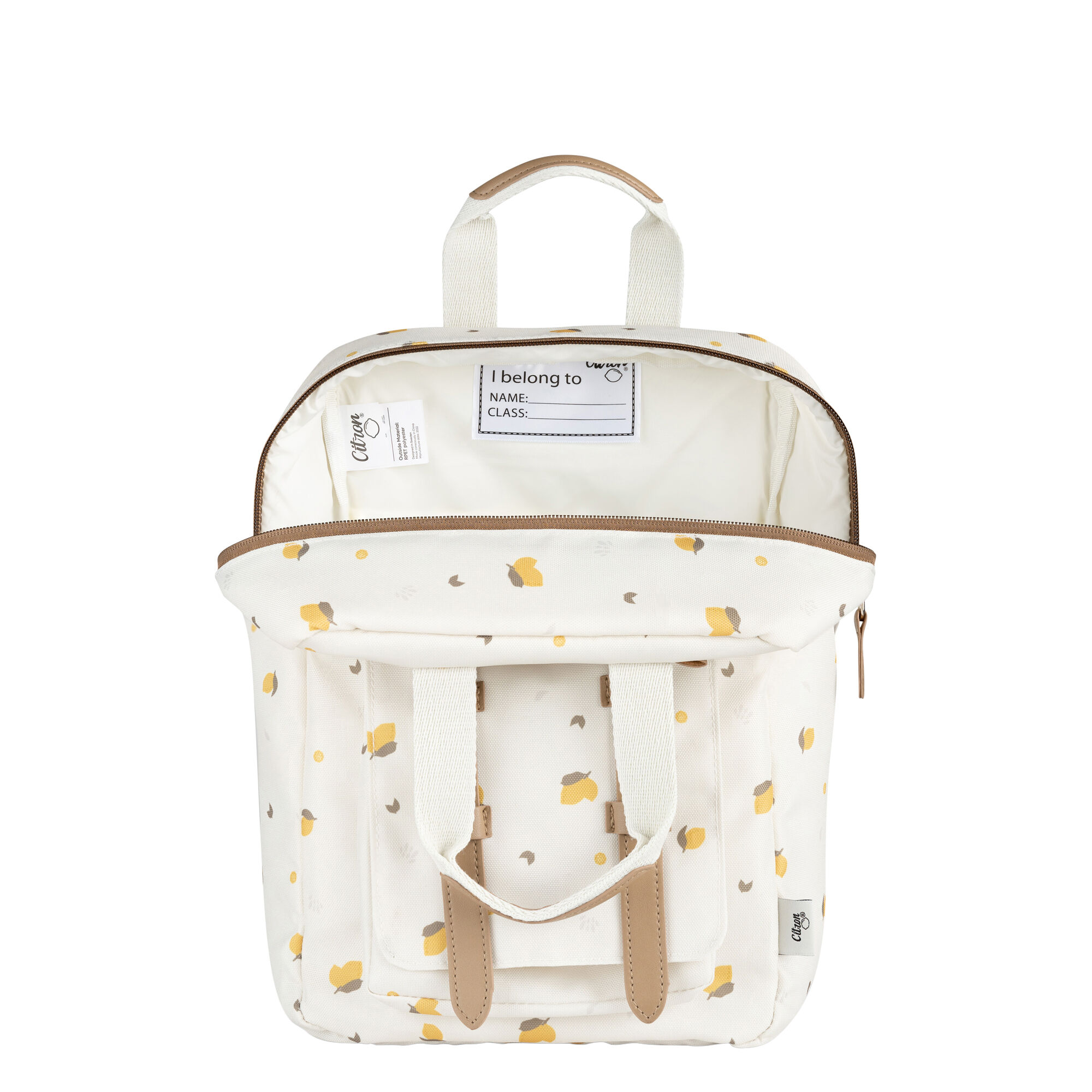 حقيبة ظهر للأطفال من سيترون - نقشة ليمون image number 2