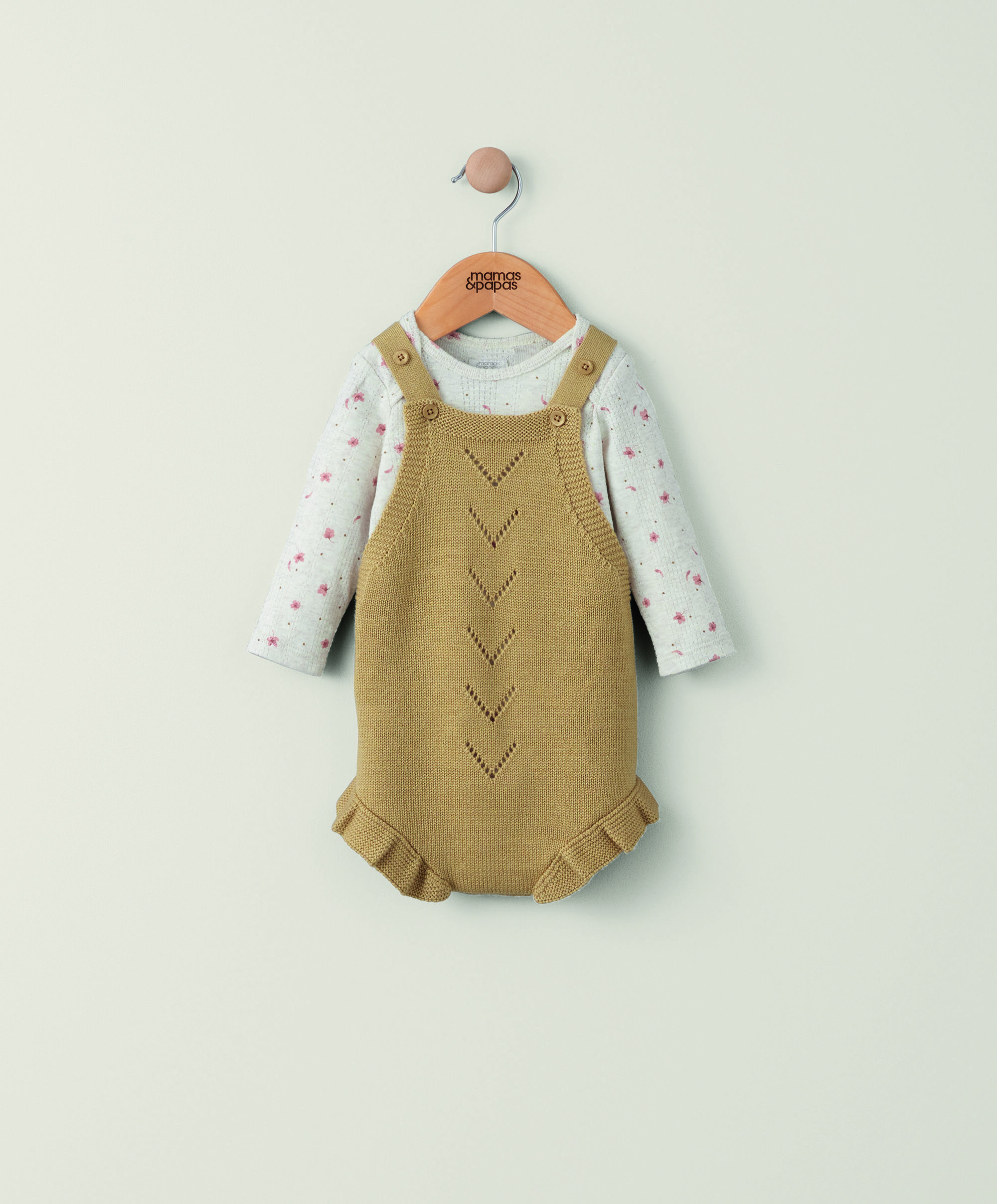 طقم دنغري قصير منسوج - قطعتان image number 5