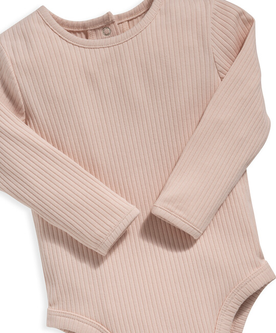 لباس قطعة واحدة وردي لباس قطعة واحدة وردي image number 3