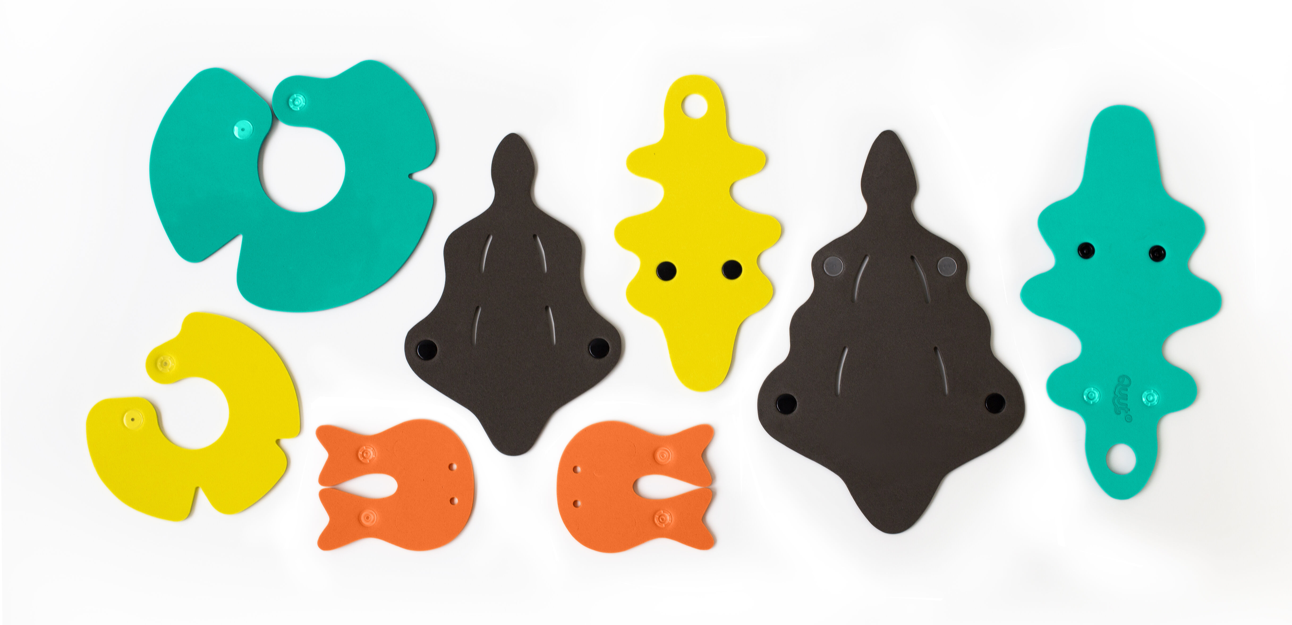 مجموعة ألعاب مجسمة لأوقات الاستحمام كيوتوبيا من كوت - كروكديل ريفر image number 5