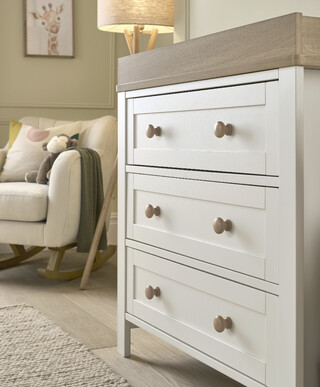 خزانة أدراج/طاولة تغيير لغرفة الأطفال ويتمور خزانة أدراج/طاولة تغيير لغرفة الأطفال ويتمور