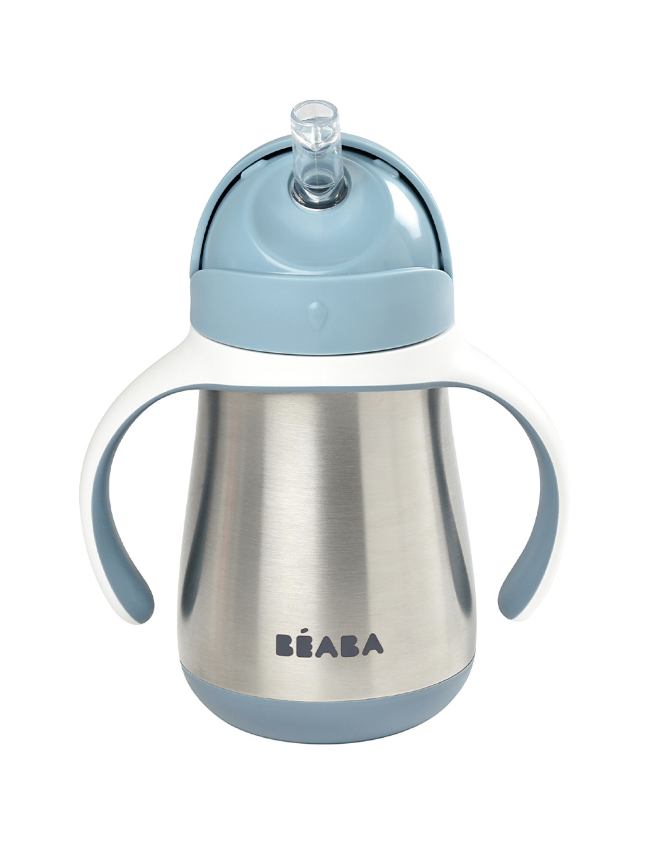 كوب ستانلس ستيل بماصة من بيبا - أزرق image number 3