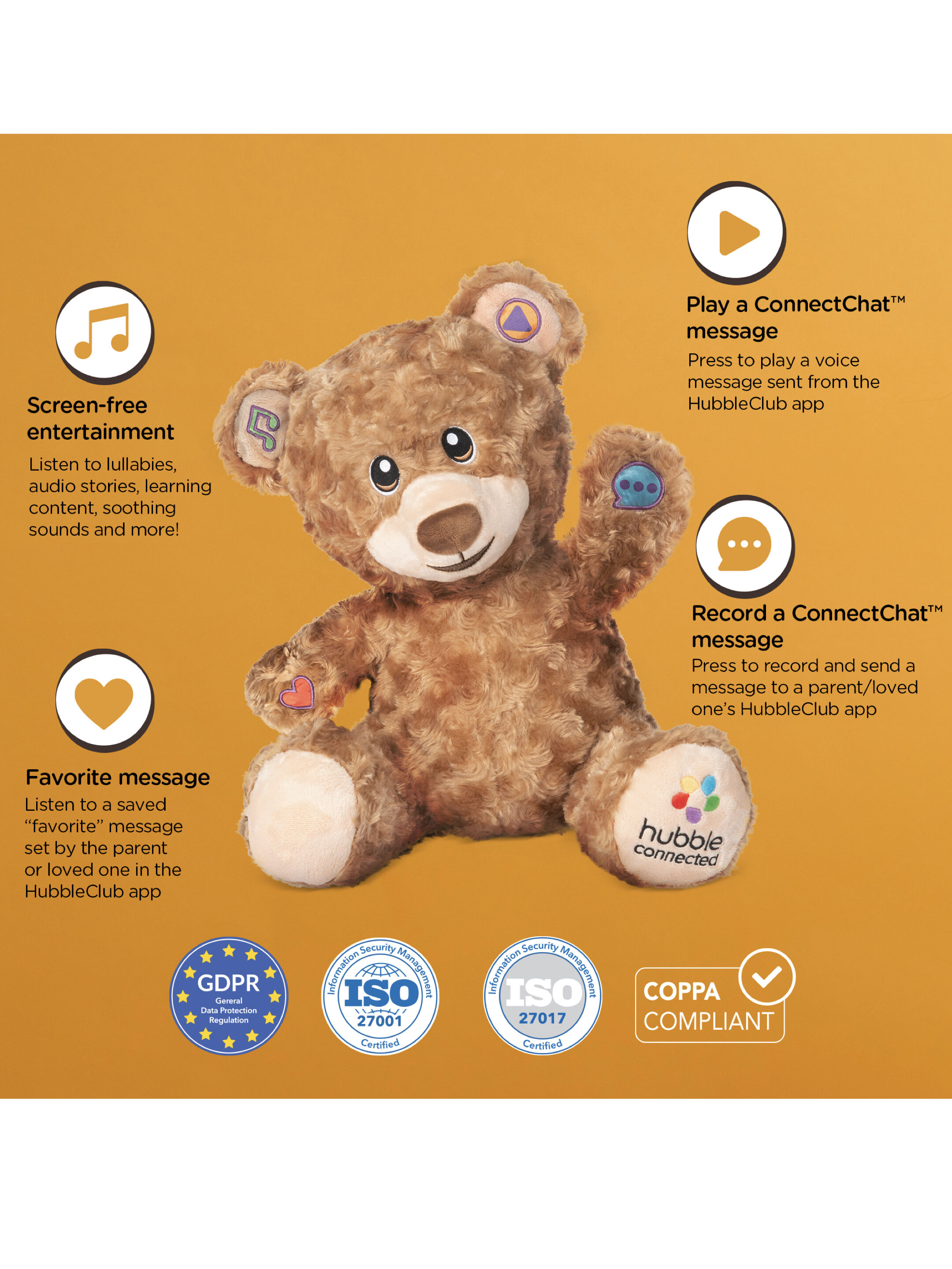 Hubble Bear - Light Brown image number 3