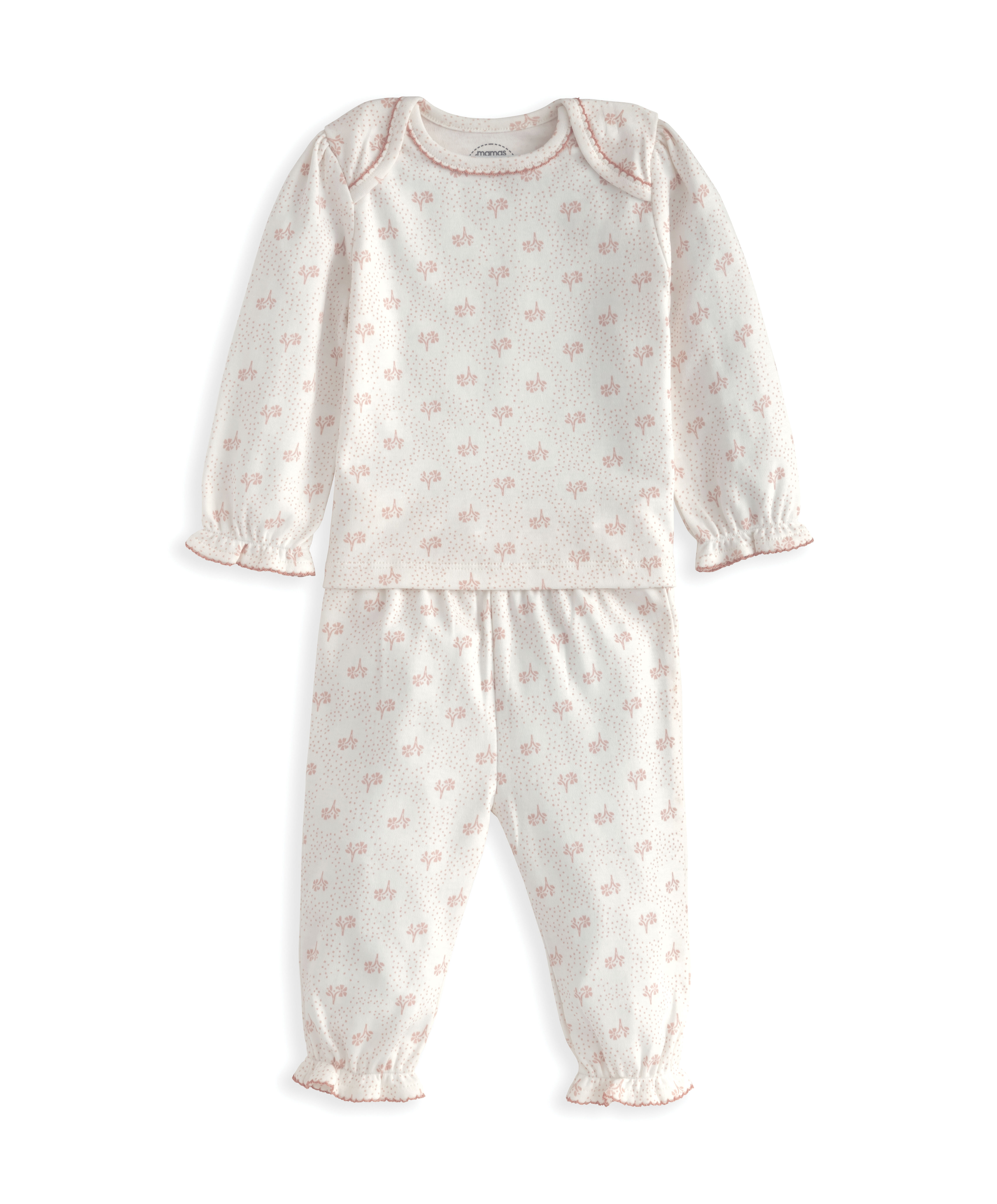 بيجاما بنقشة زهور image number 2