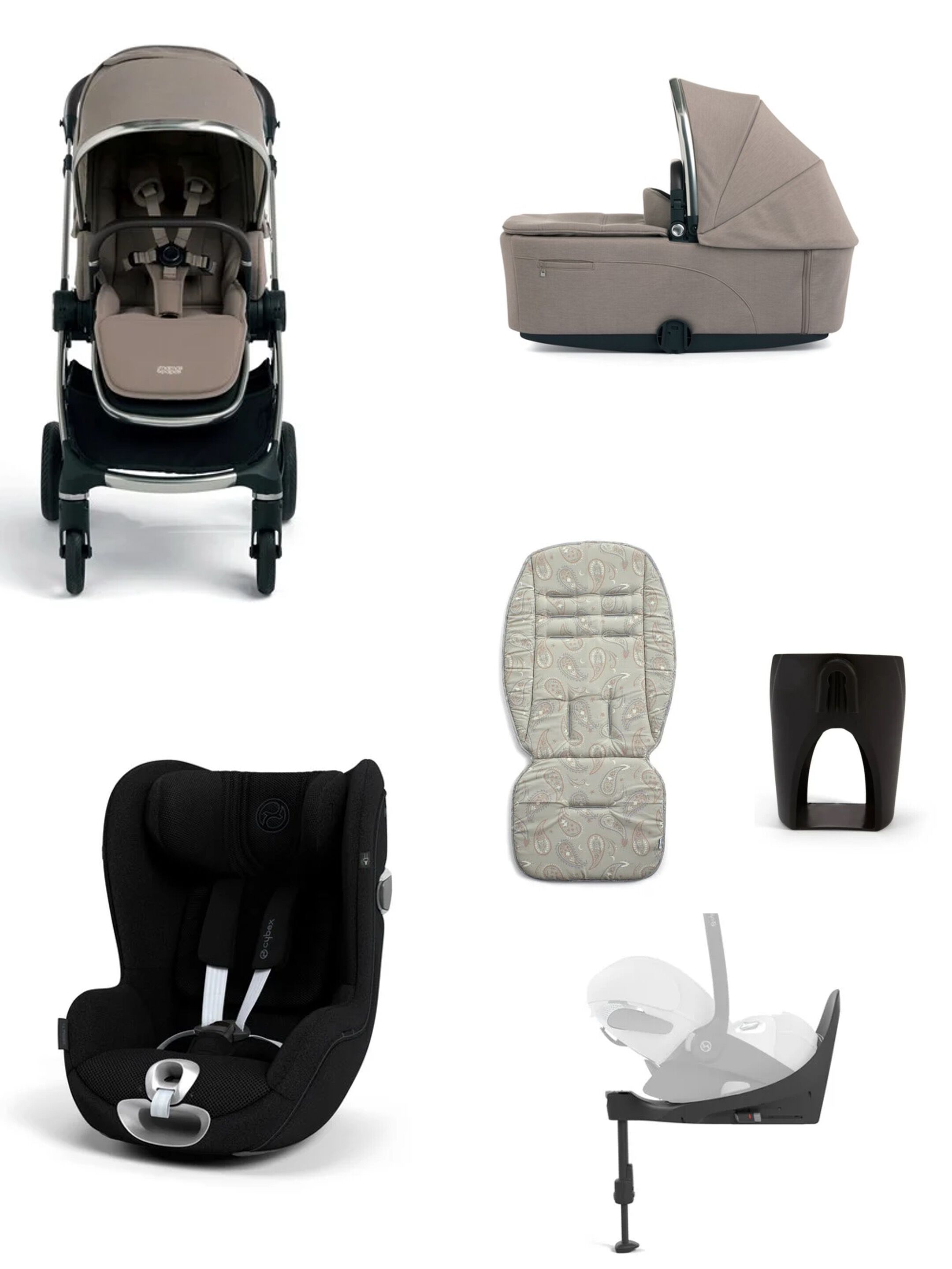 مجموعة عربة أطفال فاردو هيريتيج ومقعد سيارة سايبكس، 6 قطع image number 1