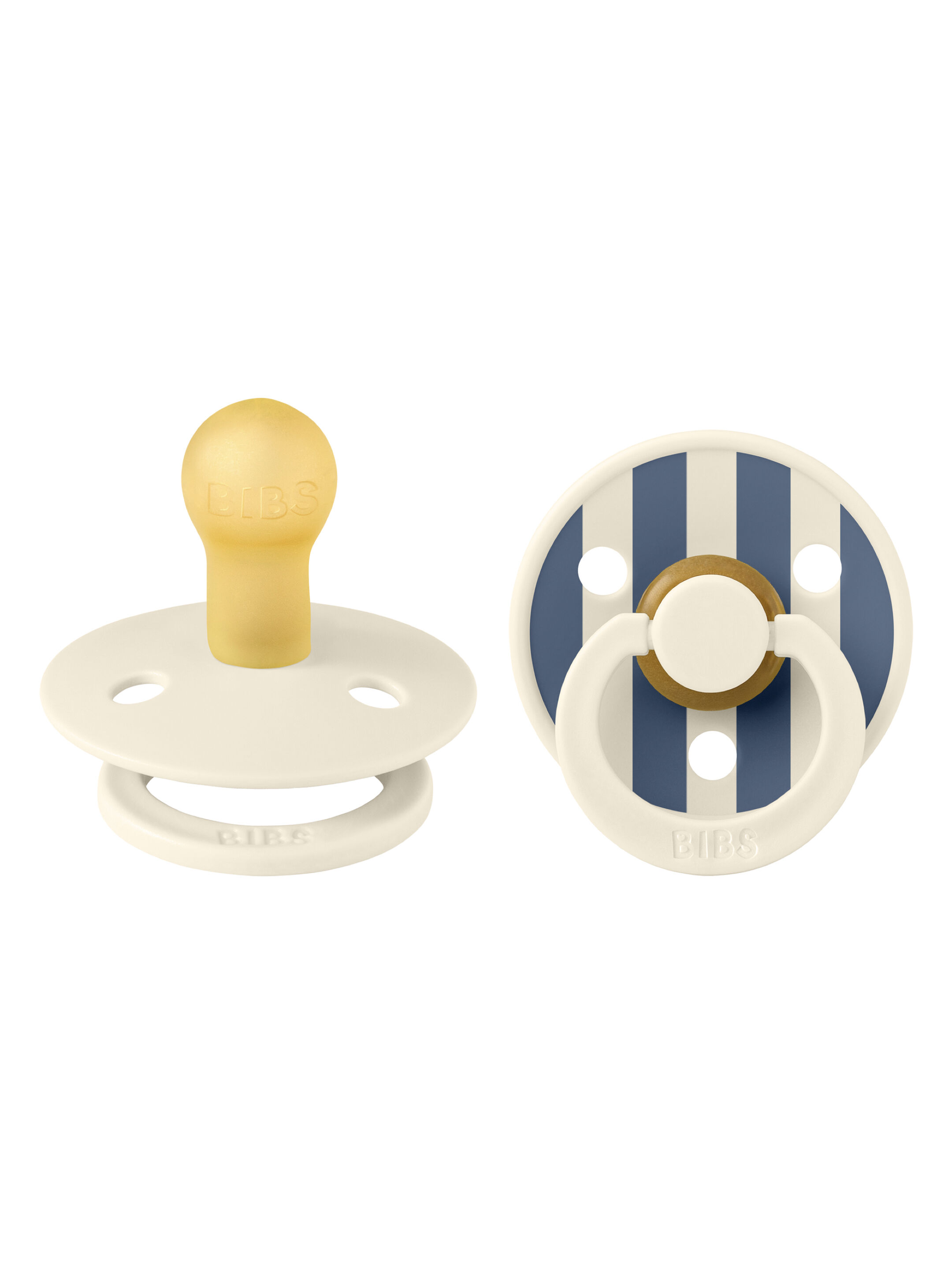 مجموعة لهايات بيبس كولور بين لاتكس مقاس 2 للأطفال من 6 شهور فأكثر بلون عاجي وأزرق متنوع - قطعتان image number 2