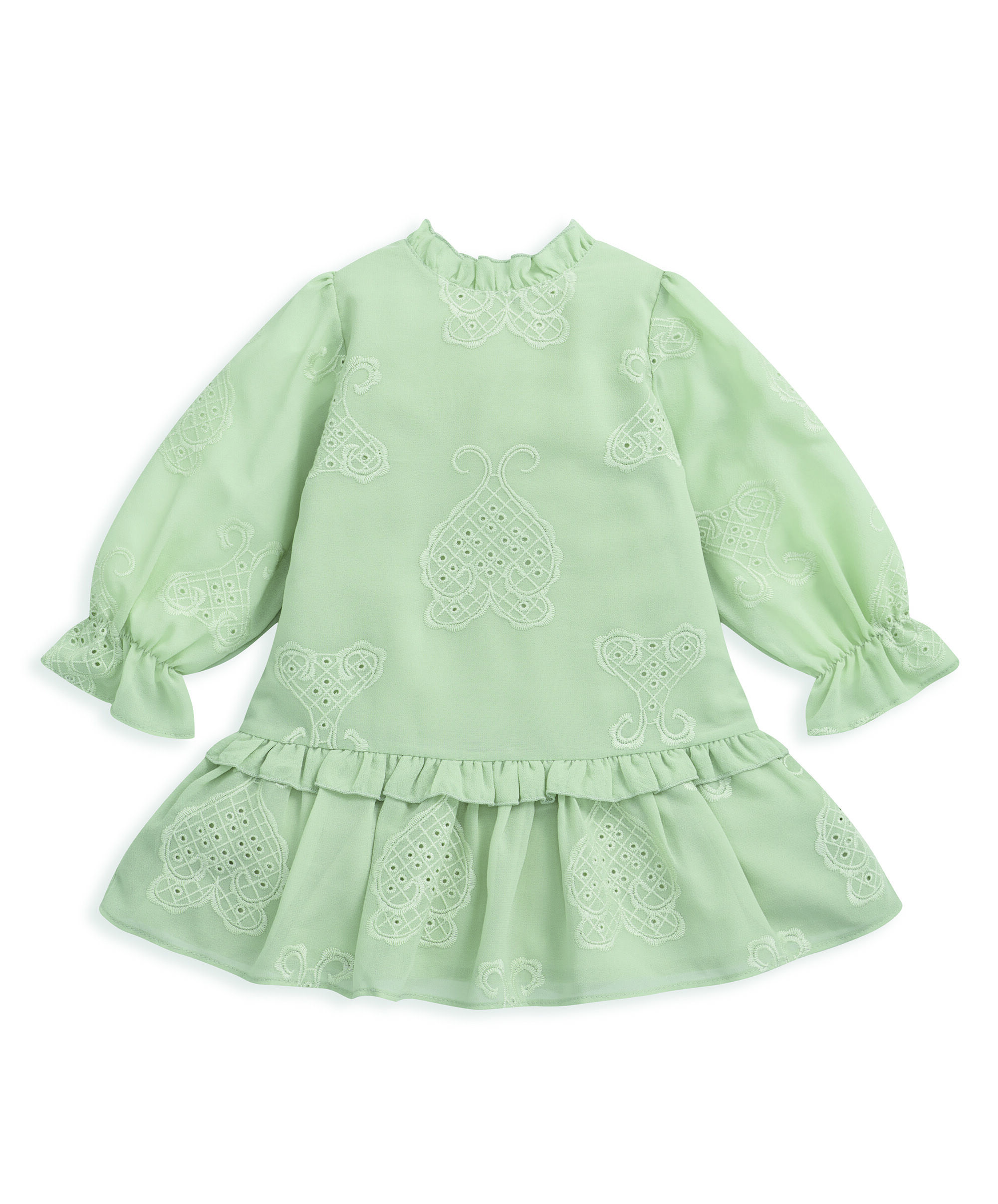 فستان مطرز بخصر منخفض image number 2