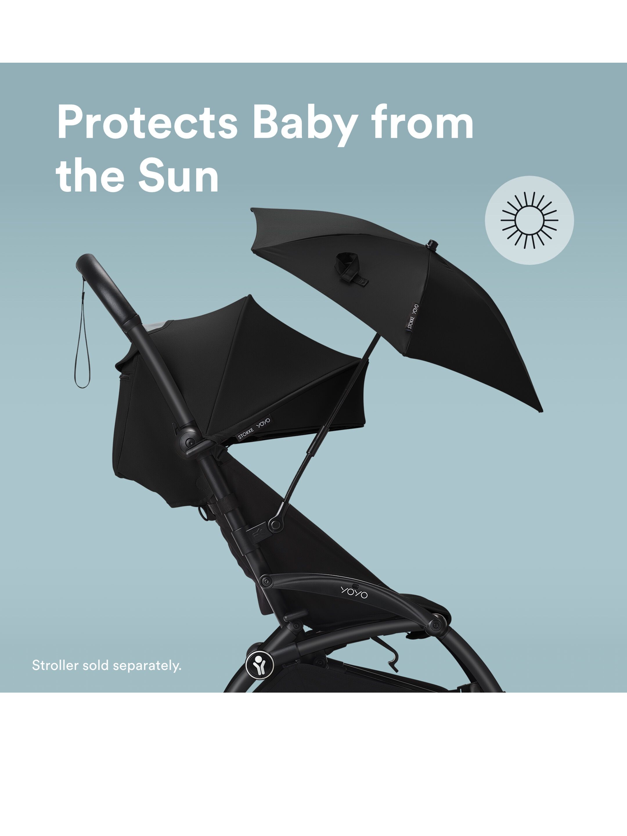 Stokke YOYO parasol - Black image number 5