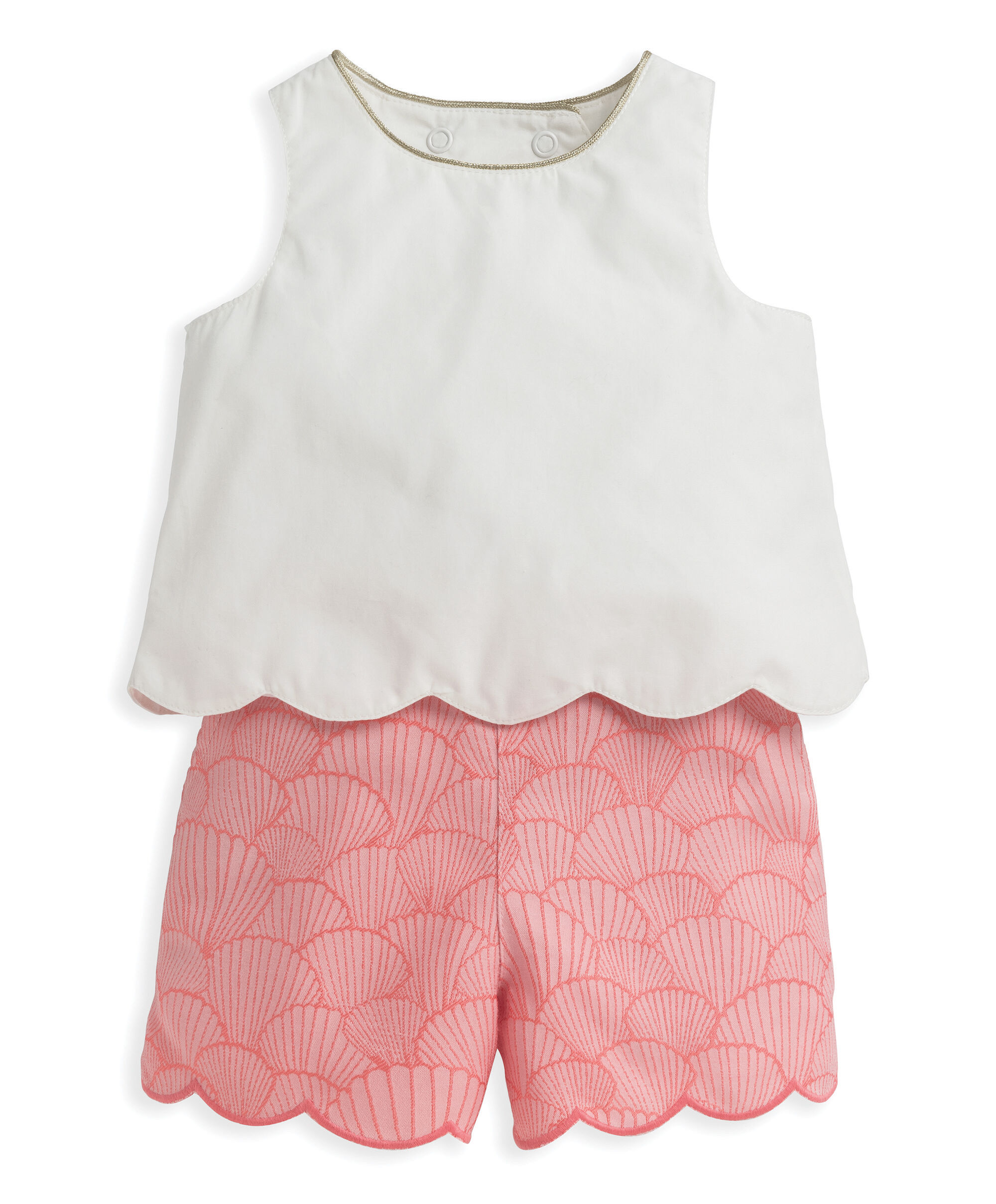 طقم بلوزة وشورت - قطعتان image number 1