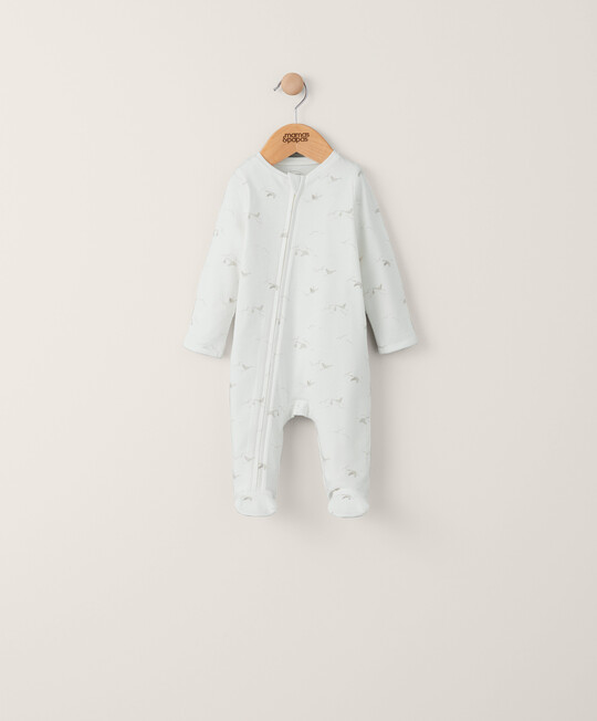 لباس الكل في واحد بسحّاب وطبعة طائر لقلق بالكامل لباس الكل في واحد بسحّاب وطبعة طائر لقلق بالكامل image number 1