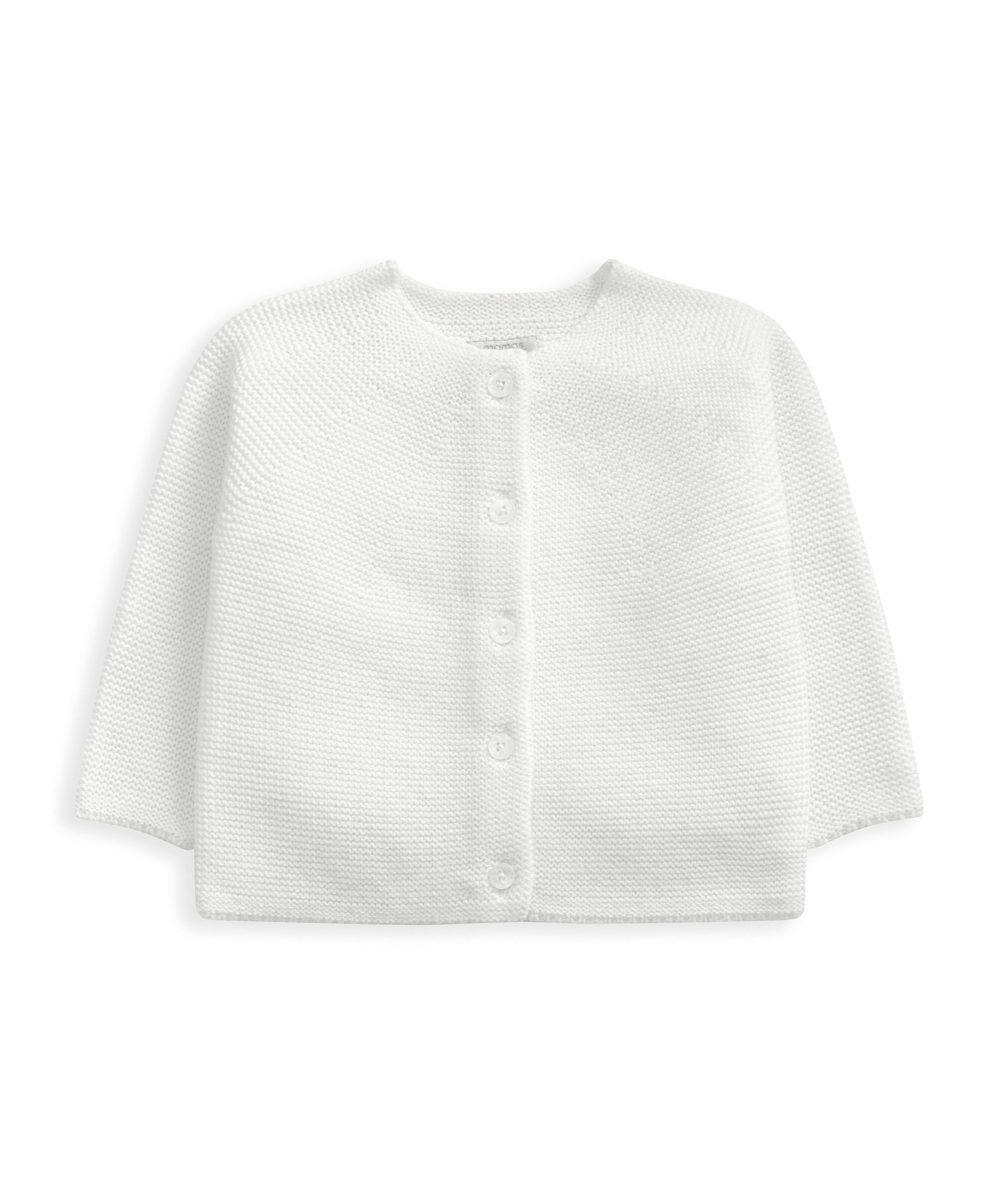 كارديغان بنسيج دقيق - أبيض كريمي image number 2