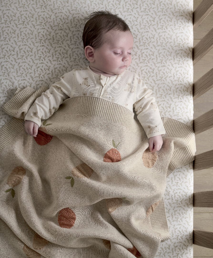 بطانية منسوجة ويلكم تو ذا وورلد سيدلينج - نقشة فاكهة image number 5