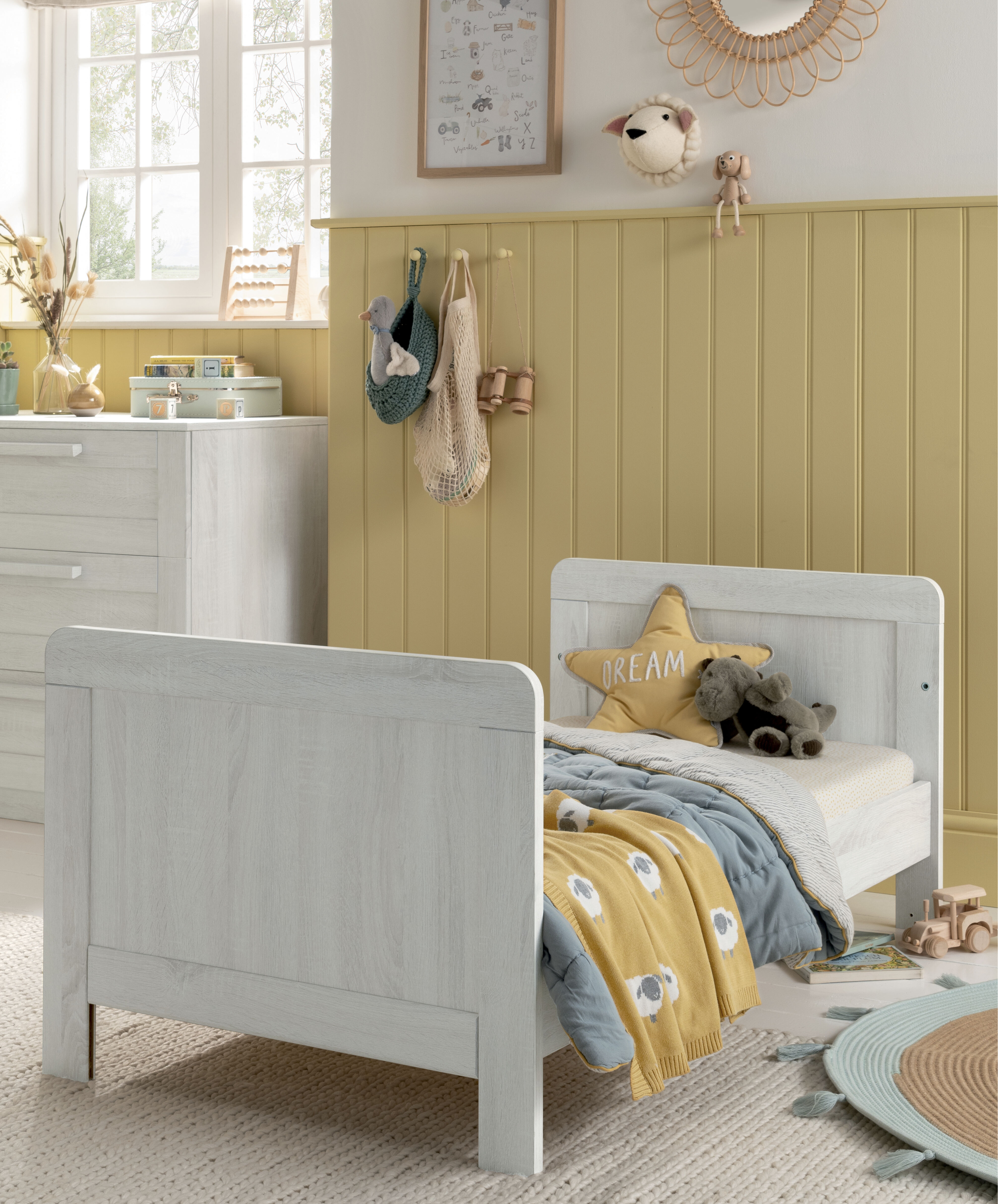 سرير أطلس للأطفال بسن المشي - أبيض image number 2