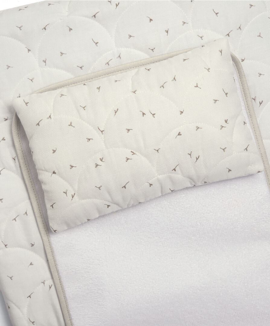 مفرش تغيير حفاضات فاخر ويلكم تو ذا وورلد سيدلينج - طبيعي image number 2