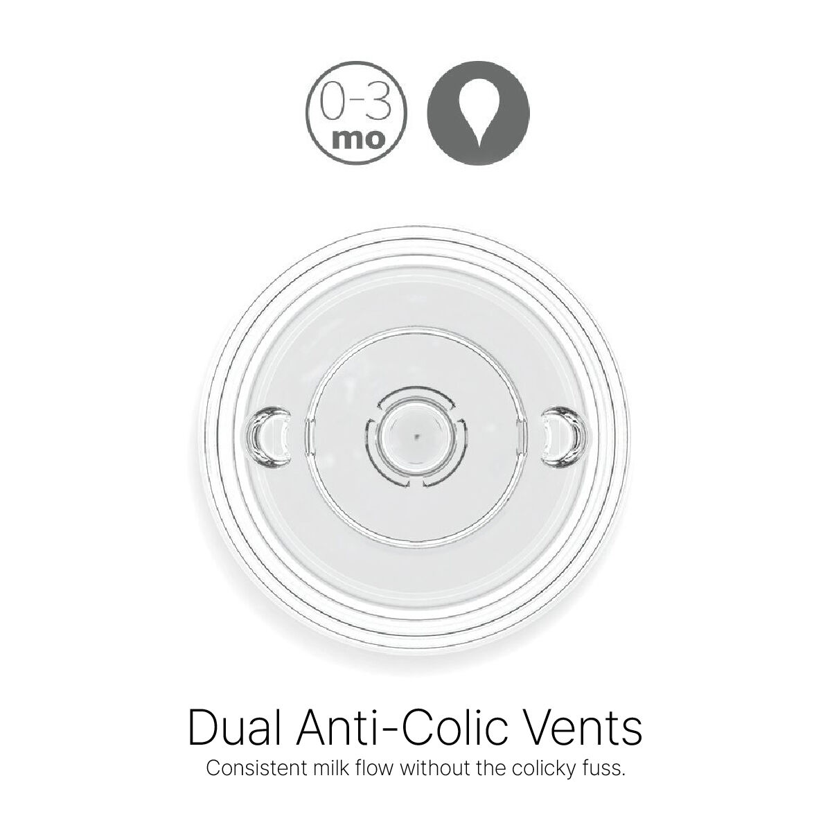 مجموعة حلمات كوموتومو شفافة ناتشورال تيت (تدفق بطيء) سيليكون، قطعتين image number 4