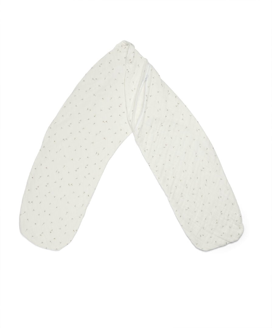 غطاء وسادة رضاعة - لون محايد/نقشة بذور