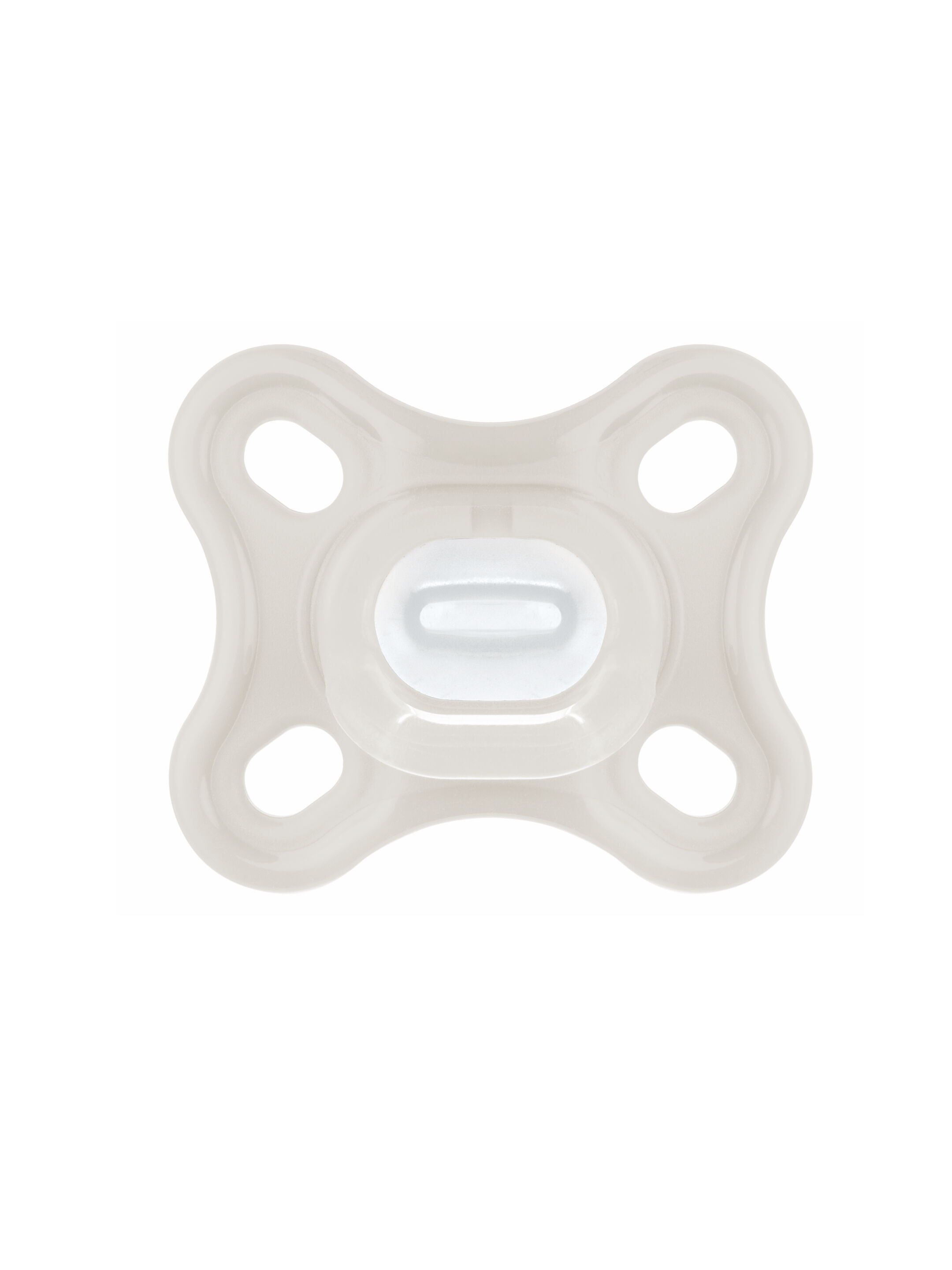 مجموعة لهايات مام بايبي كومفرت سيليكون من الولادة إلى ثلاث أشهر - وردي وبيج، قطعتين image number 3