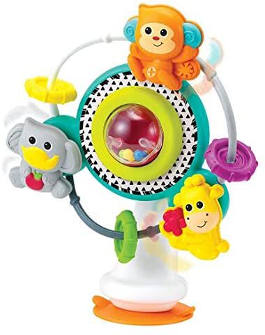 لعبة حيوانات الغابة بتصميم عجلة