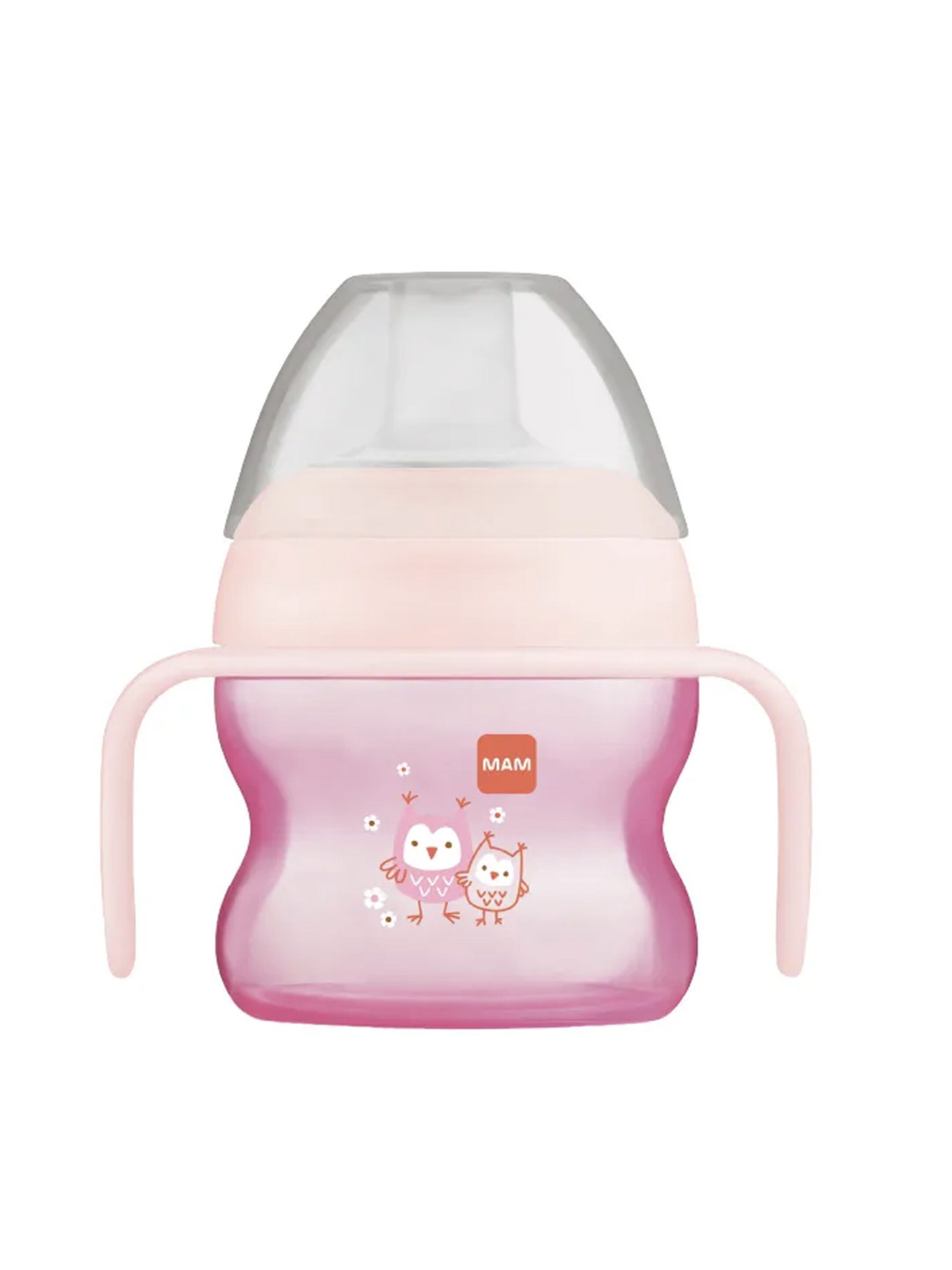 كوب مام بيبي سيليكون للأطفال من - 4 أشهر فأكثر | وردي فوريس - 150 مل - عبوة من قطعة واحدة image number 7