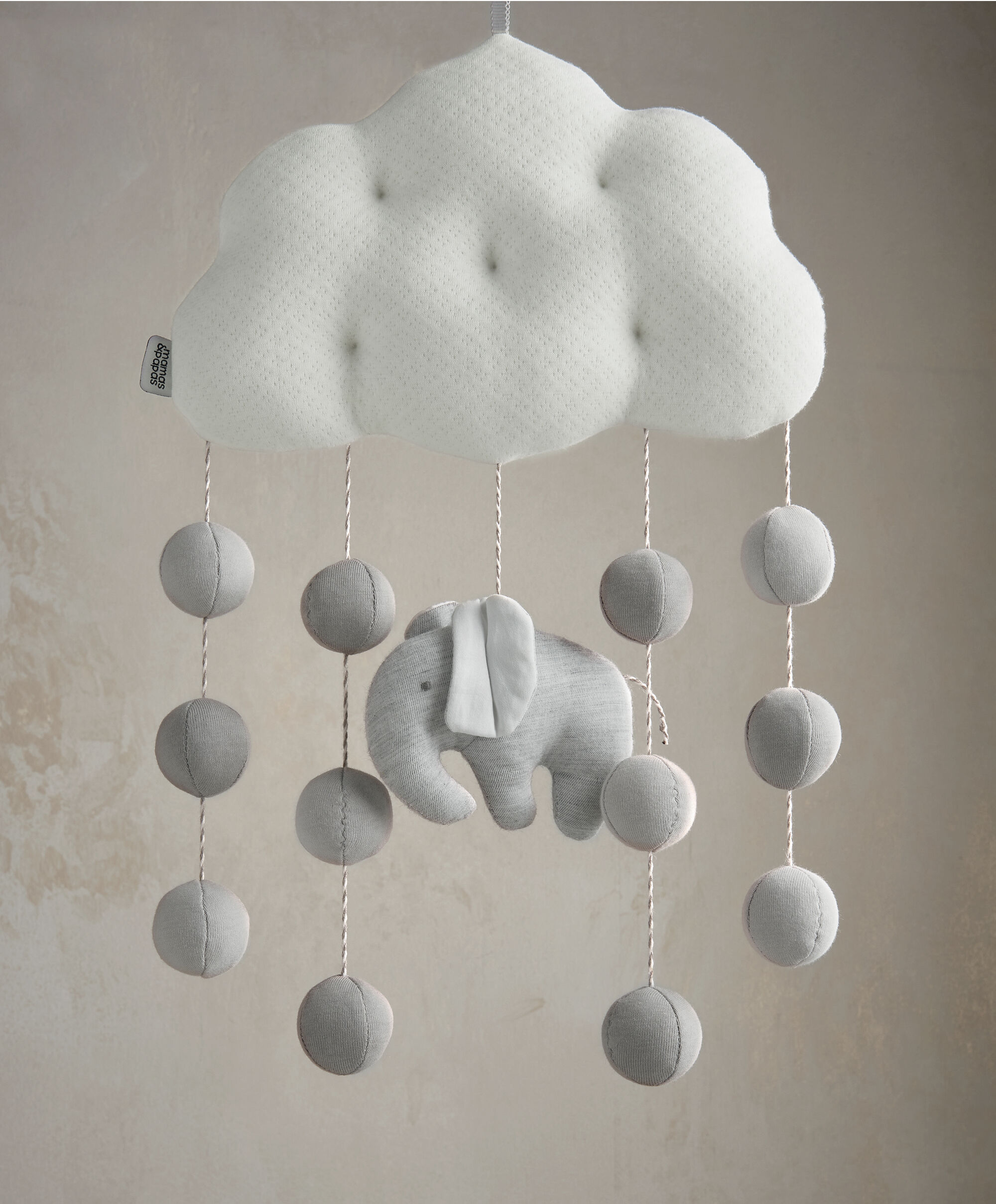 ألعاب مهد متحركة بموسيقى ويلكم تو ذا وورلد - رمادي