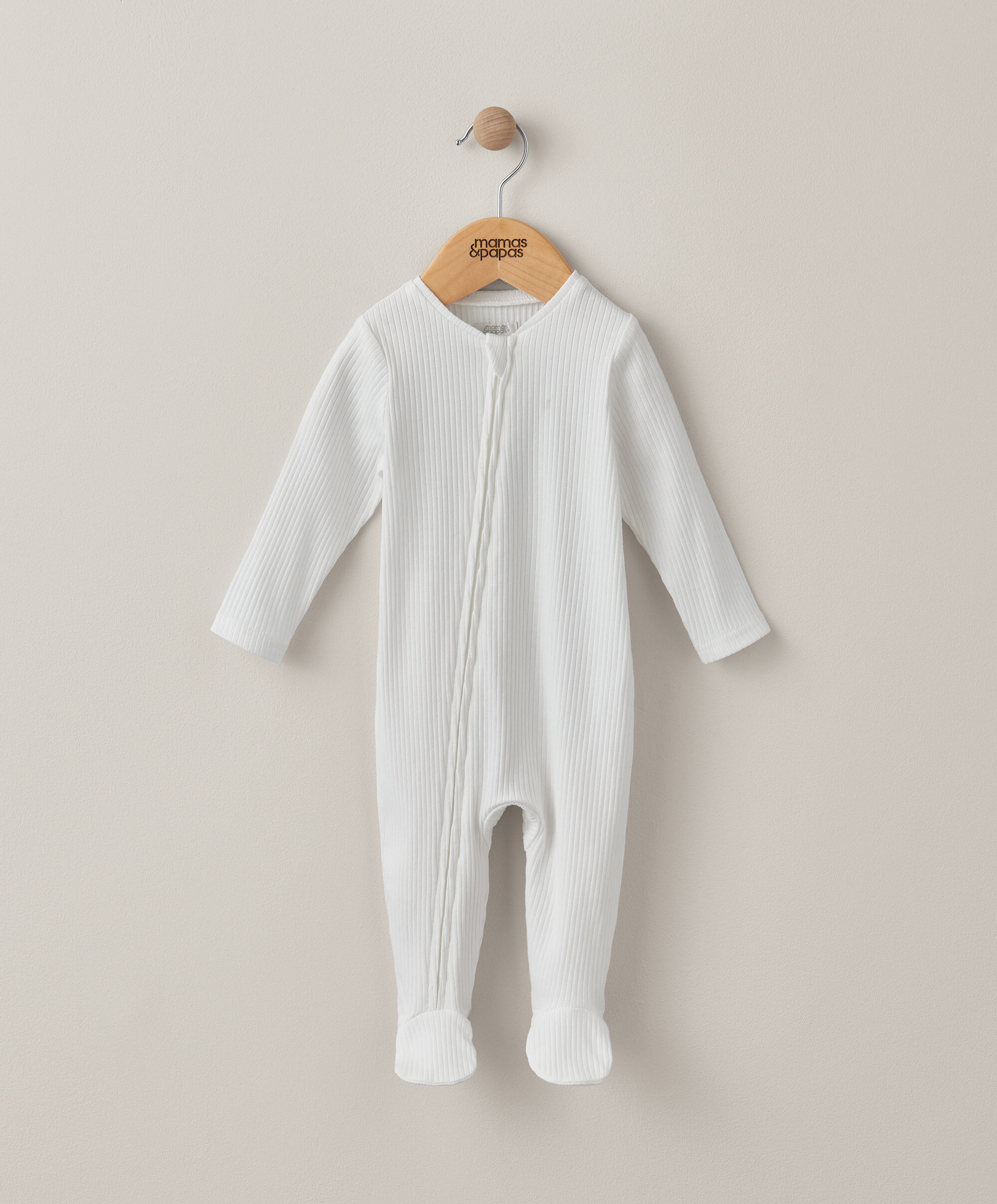 لباس الكل في واحد بسحّاب - أبيض image number 4