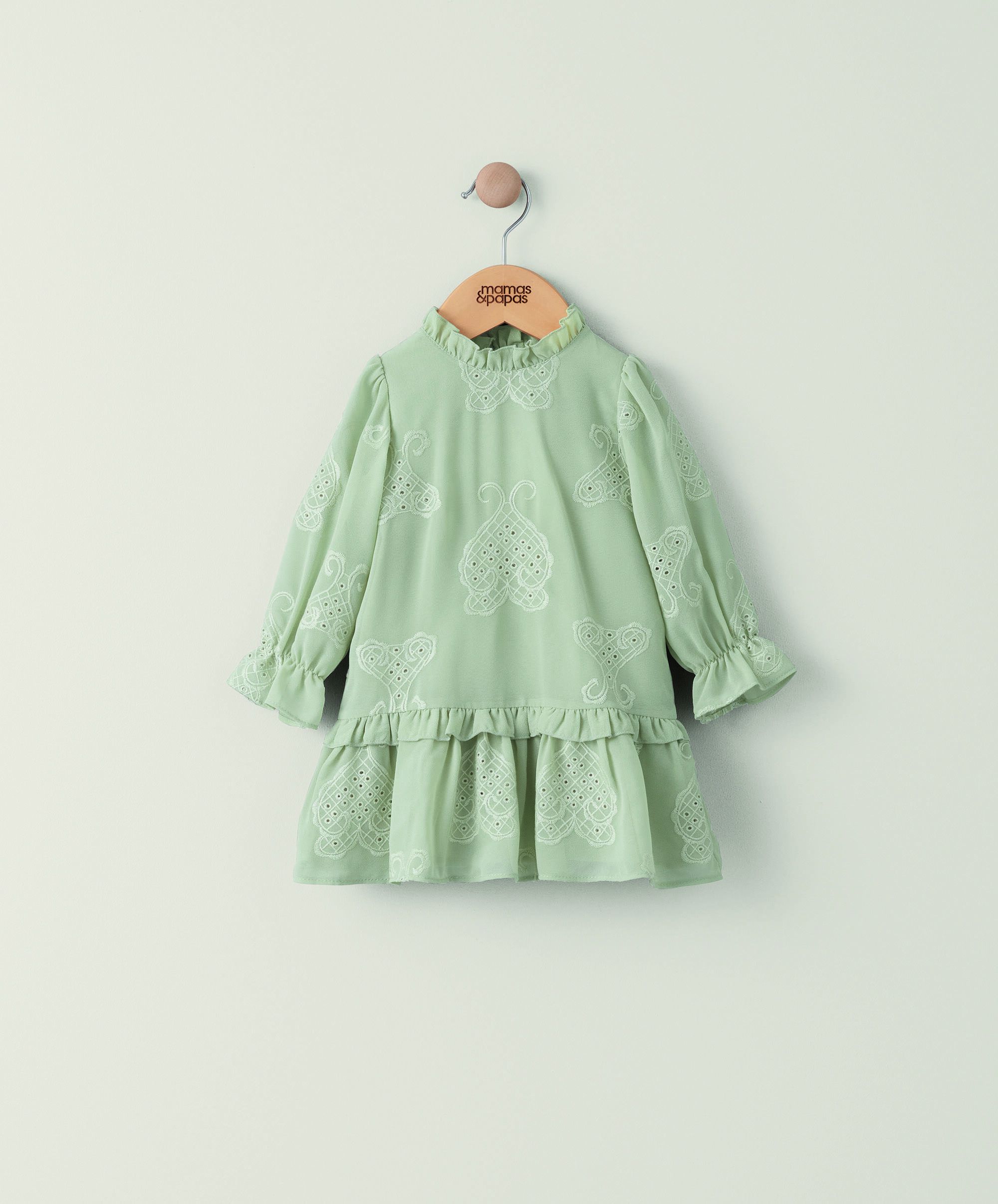 فستان مطرز بخصر منخفض image number 1